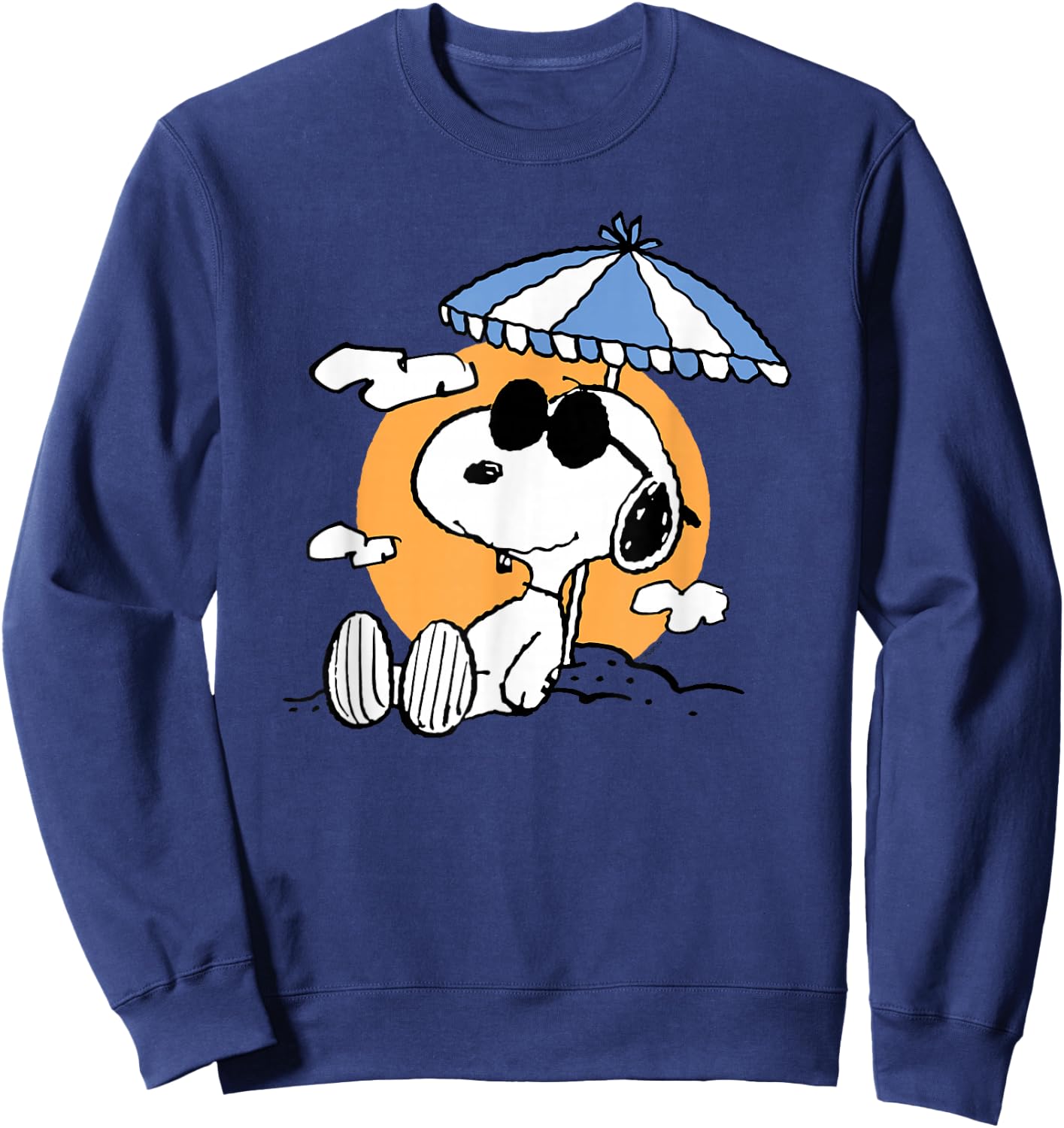 Peanuts - Snoopy Beach Day , blue Sweatshirt - Sweatshirt | Navy