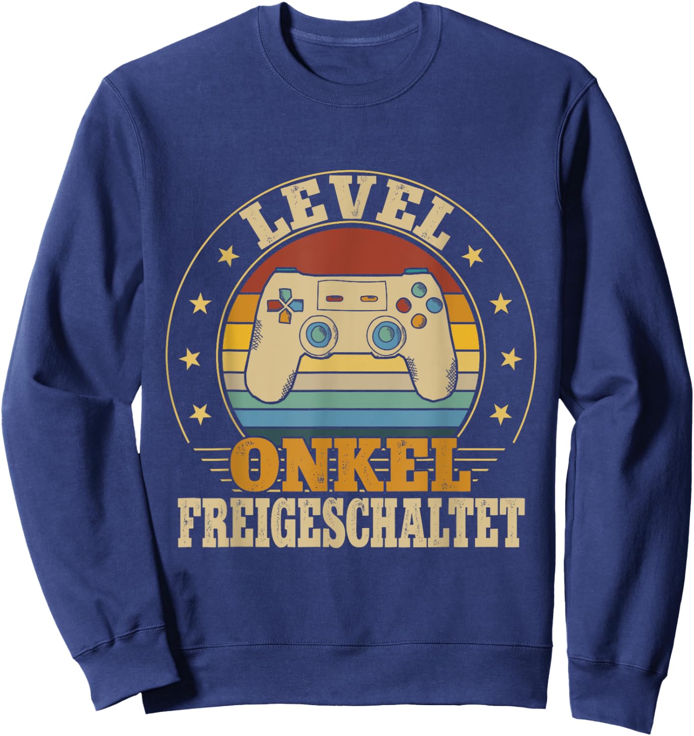 Onkel Level Loading Schwangerschaft Verkünden Baby Party Sweatshirt - Sweatshirt | Navy