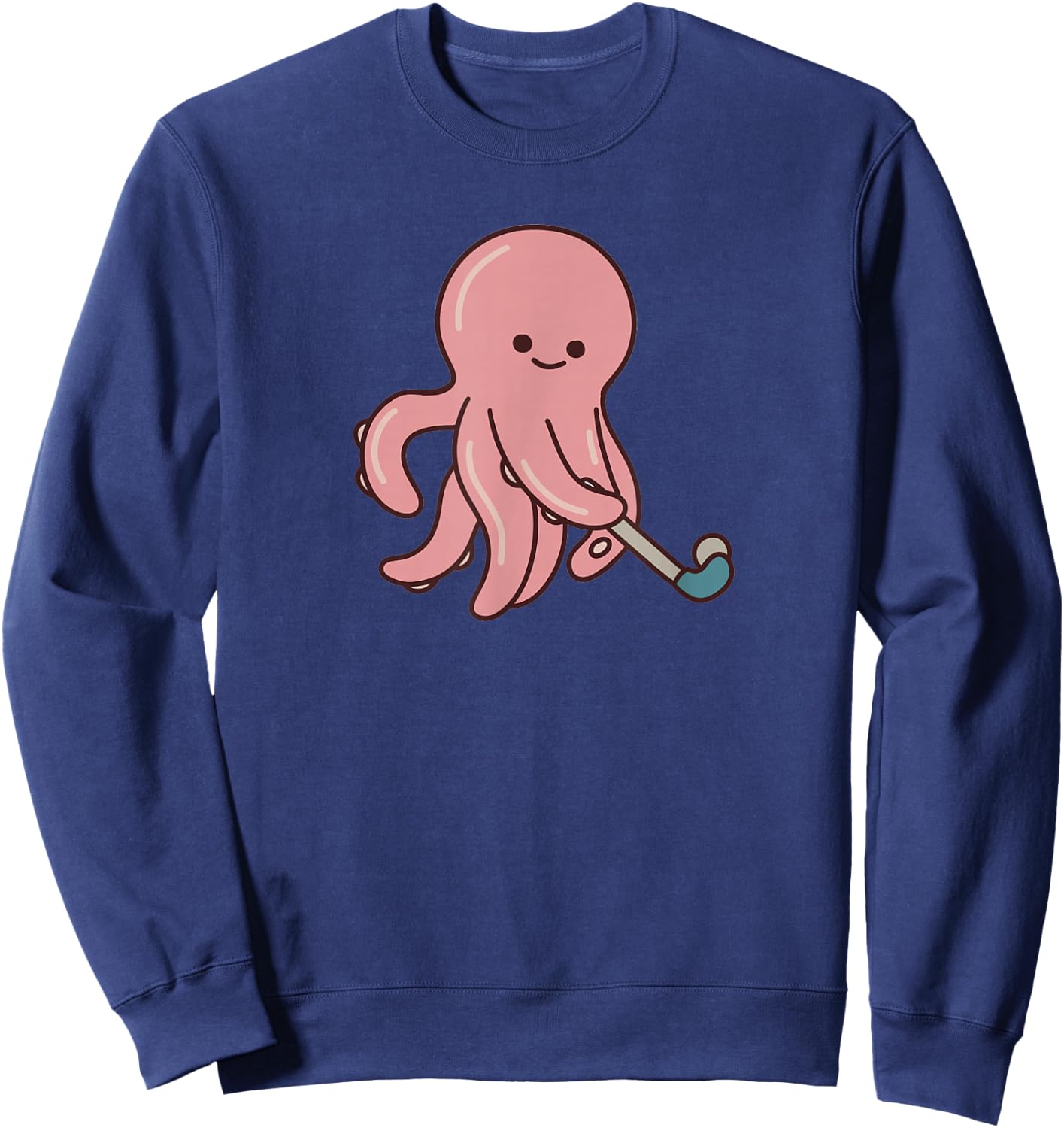 Octopus Golf Player Sea Animals Marine Animal Sweatshirt - Sweatshirt | Navy