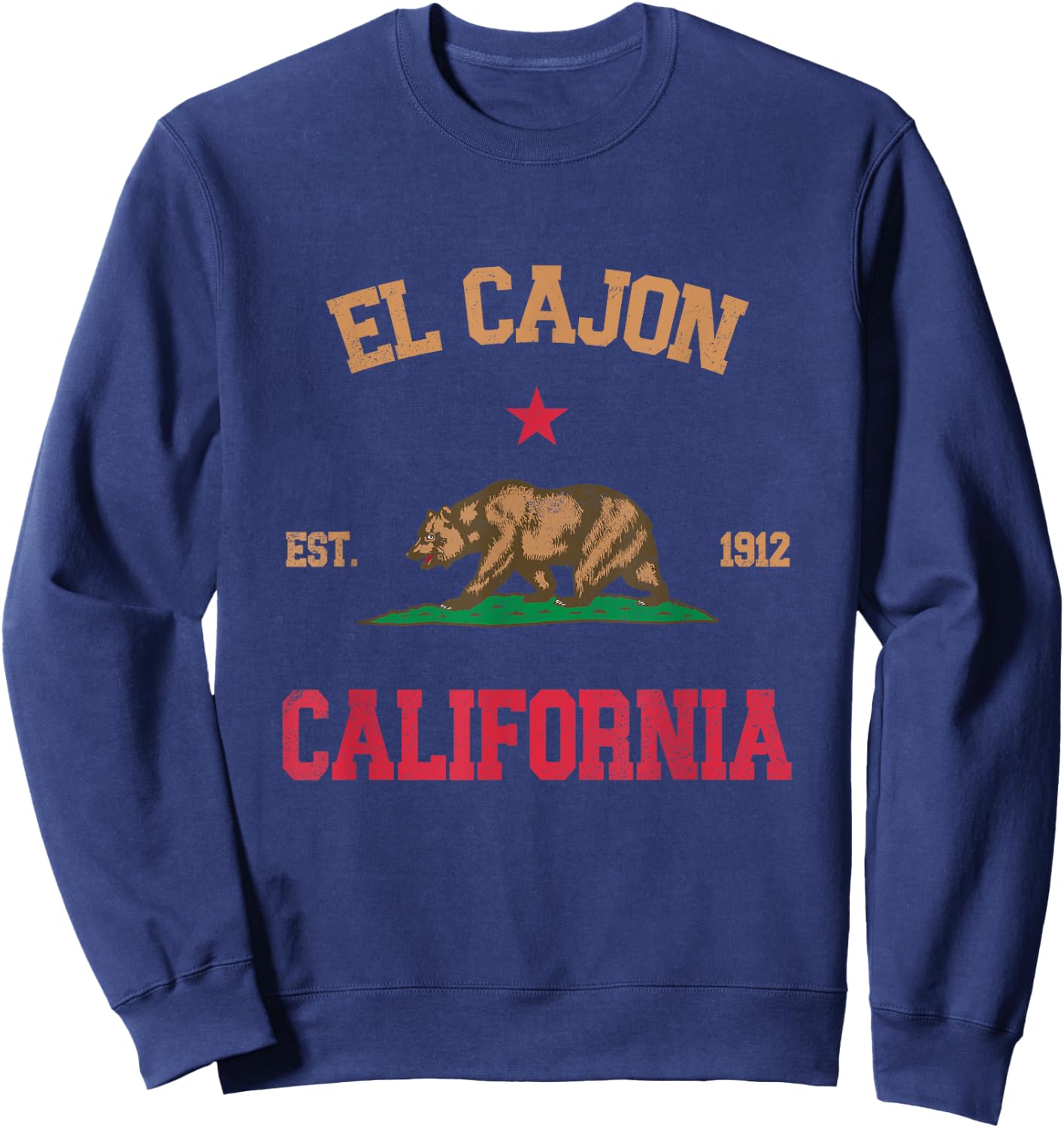 El Cajon California Sweatshirt - Sweatshirt | Navy