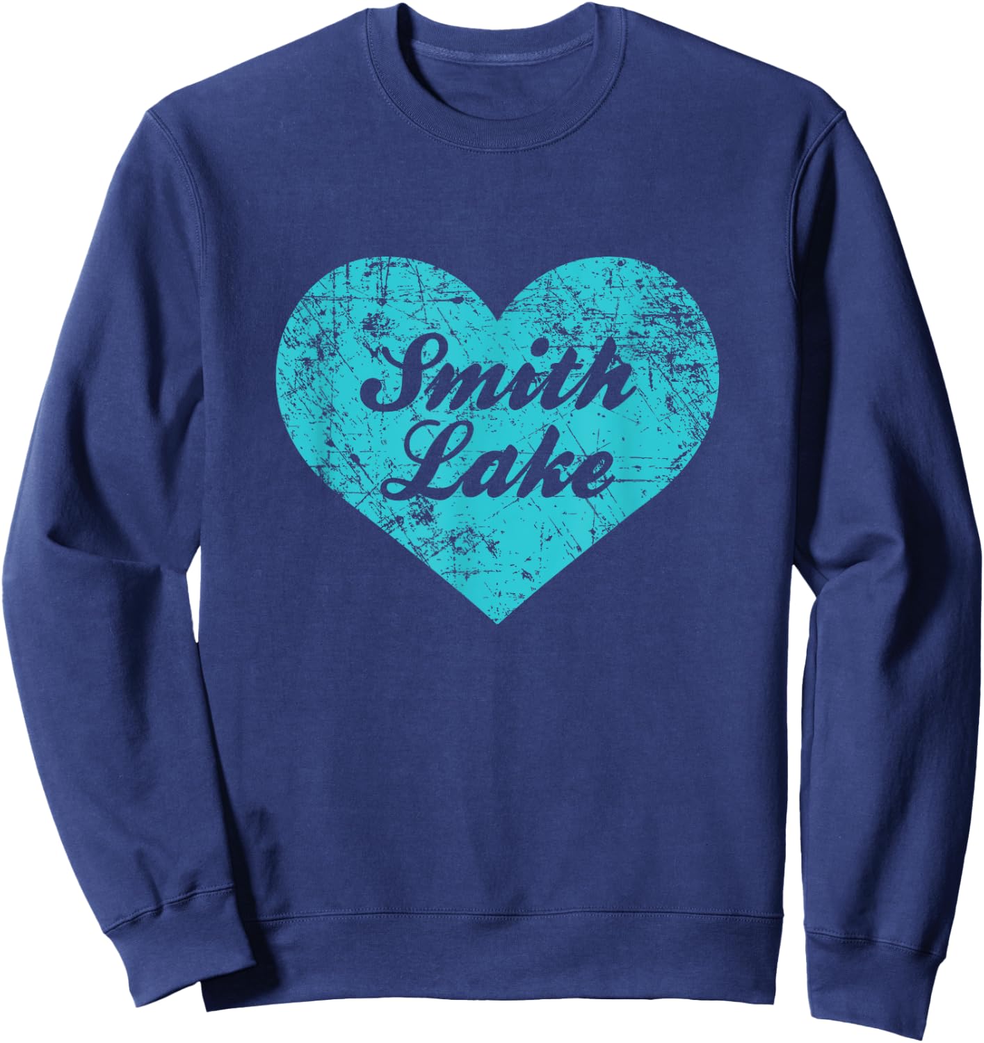 I Love Smith Lake Shirt, Alabama Camping Gift Sweatshirt - Sweatshirt | Navy