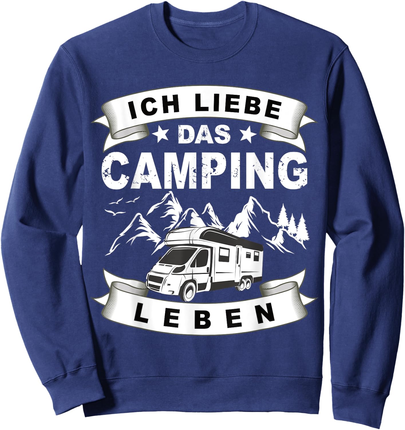 Coole Opas fahren Wohnmobil - Camping & Camper Sweatshirt - Sweatshirt | Navy