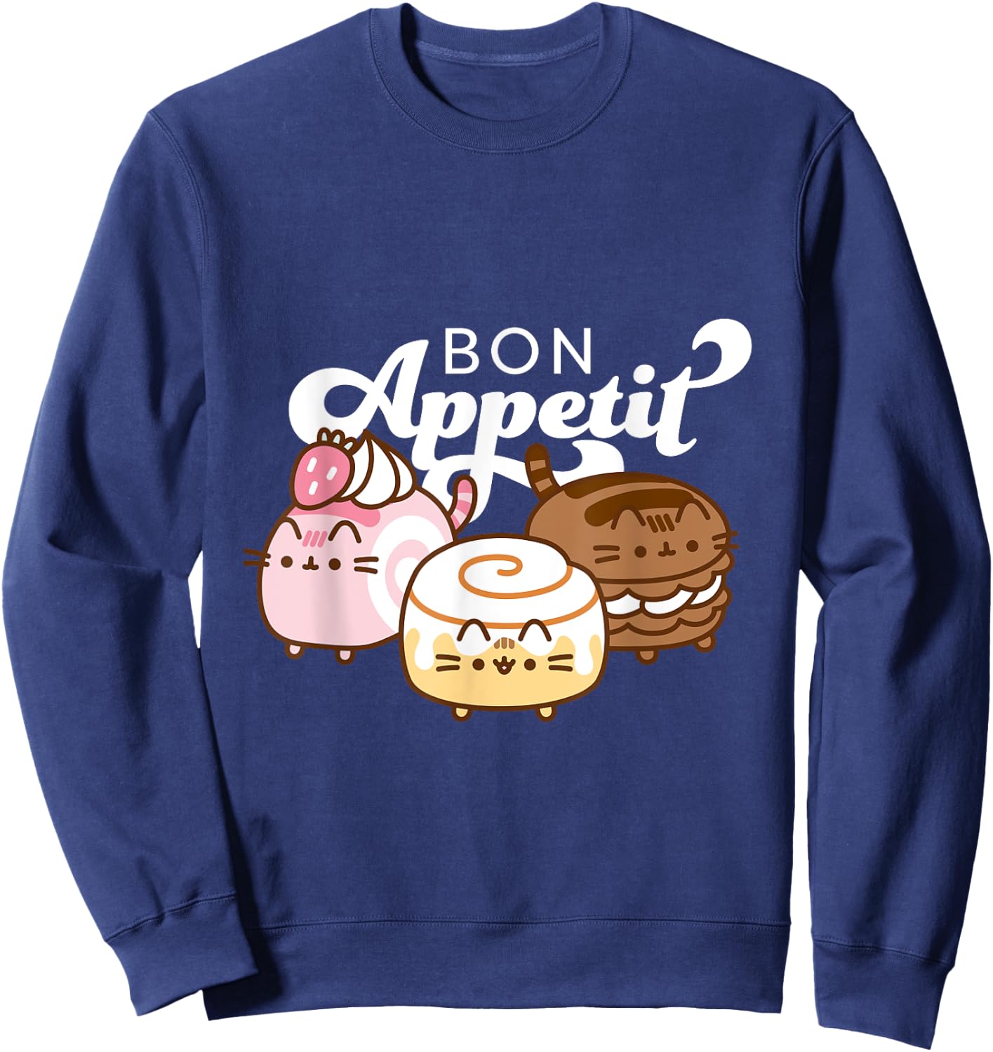Pusheen Bon Appetit Sweatshirt - Sweatshirt | Navy