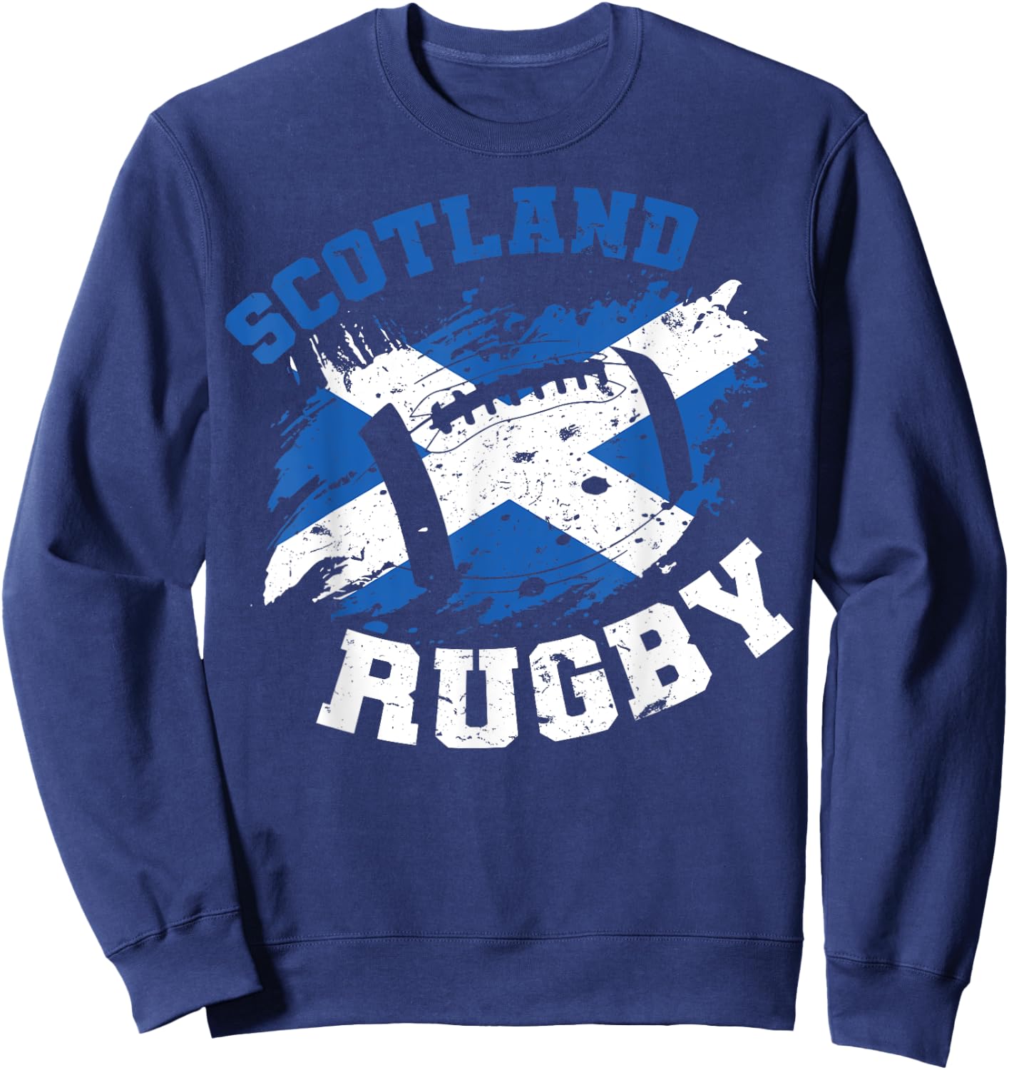 Scotland Rugby Scottish Scotland Flag Sweatshirt - Sweatshirt | Navy