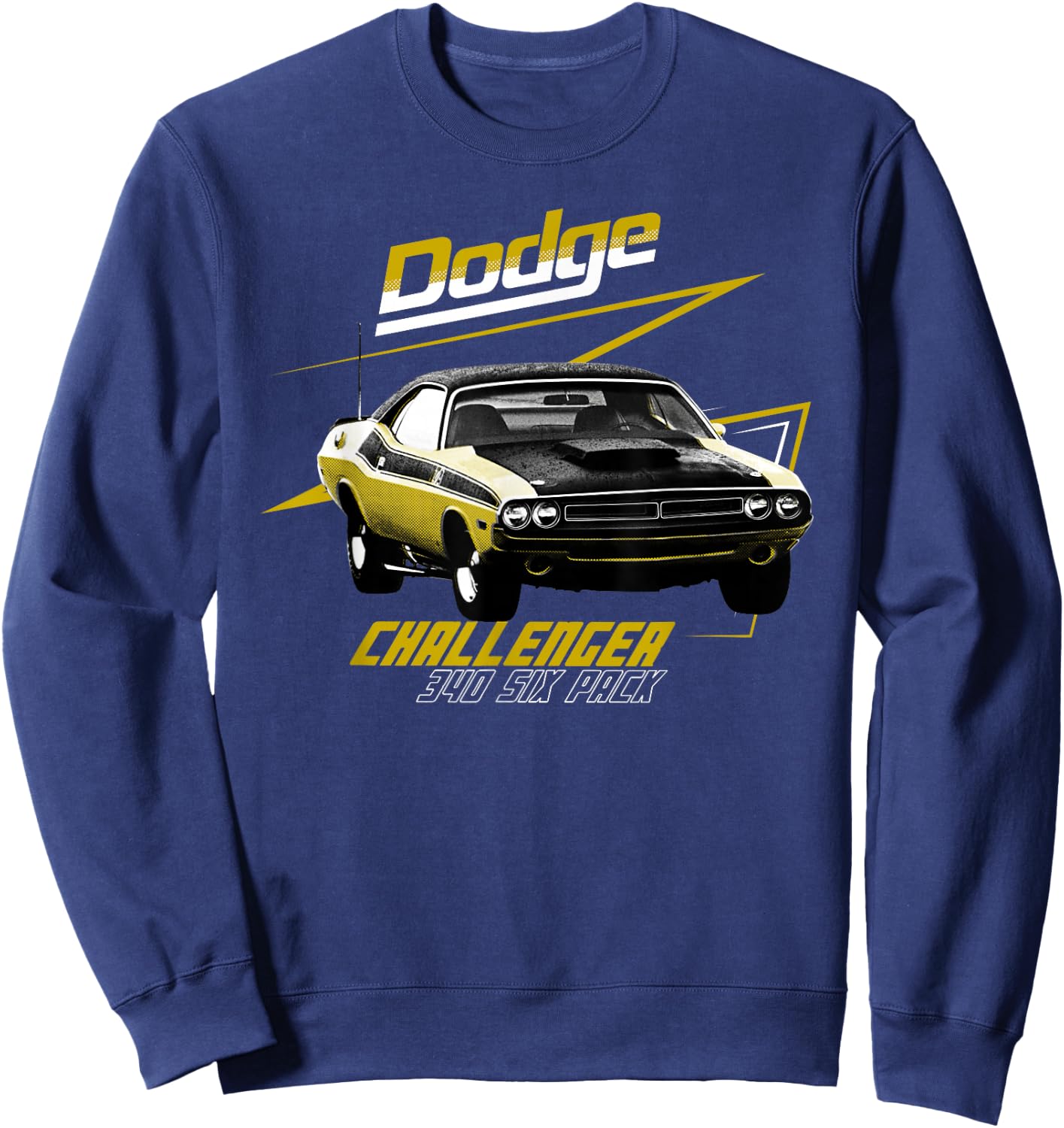 Dodge Challenger 340 Pack of 6, Black, S Sweatshirt - Sweatshirt | Navy