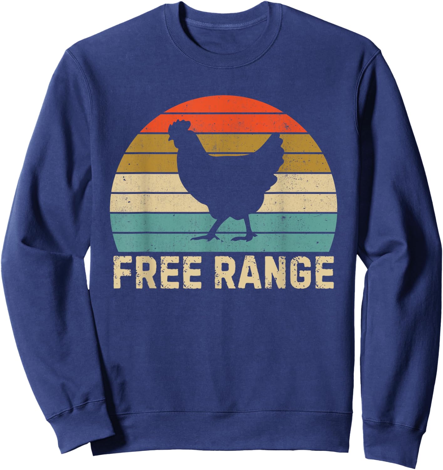 Free Range Chicken Sweatshirt - Sweatshirt | Navy