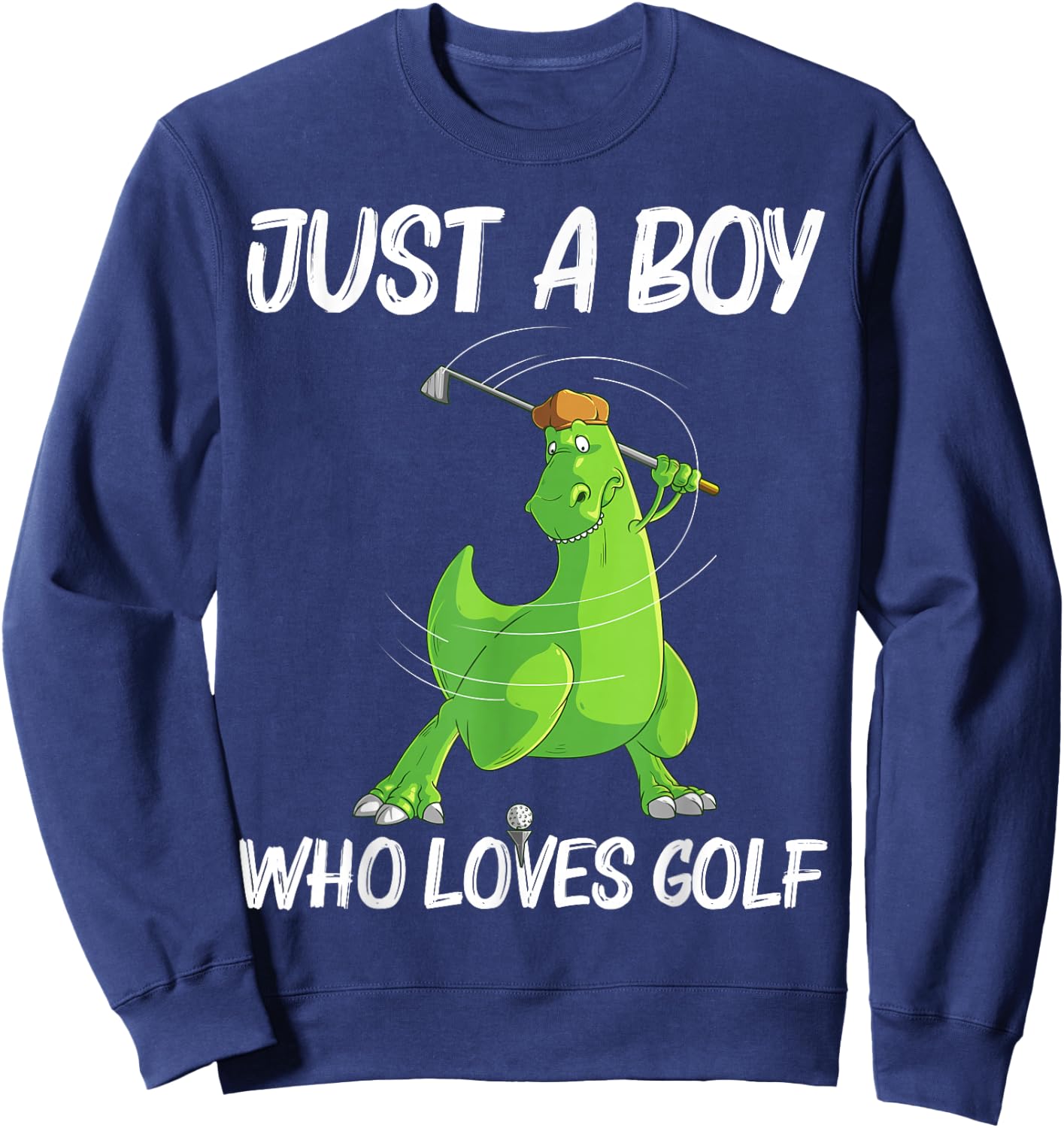 Funny Golf Gift Boys Kids Golf Field Game Golfer Sports Sweatshirt - Sweatshirt | Navy