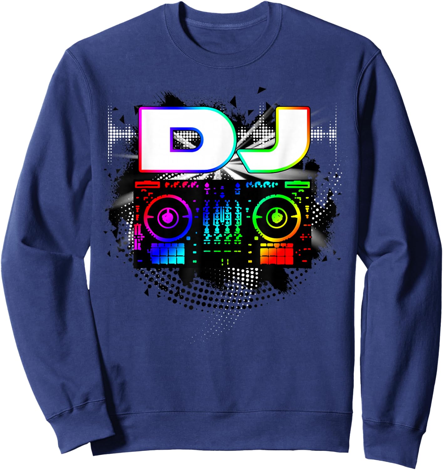 Dj Music Lover Music Player Sound Cool Funny Gift Sweatshirt - Sweatshirt | Navy