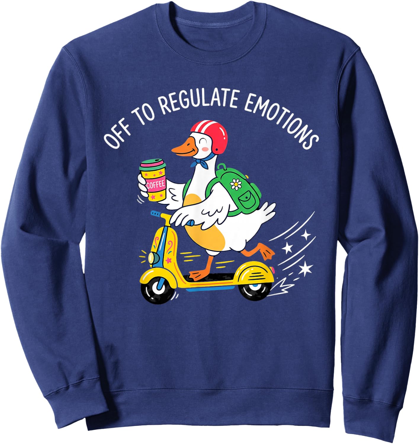 Funny Goose Psychologist Sweatshirt - Sweatshirt | Navy