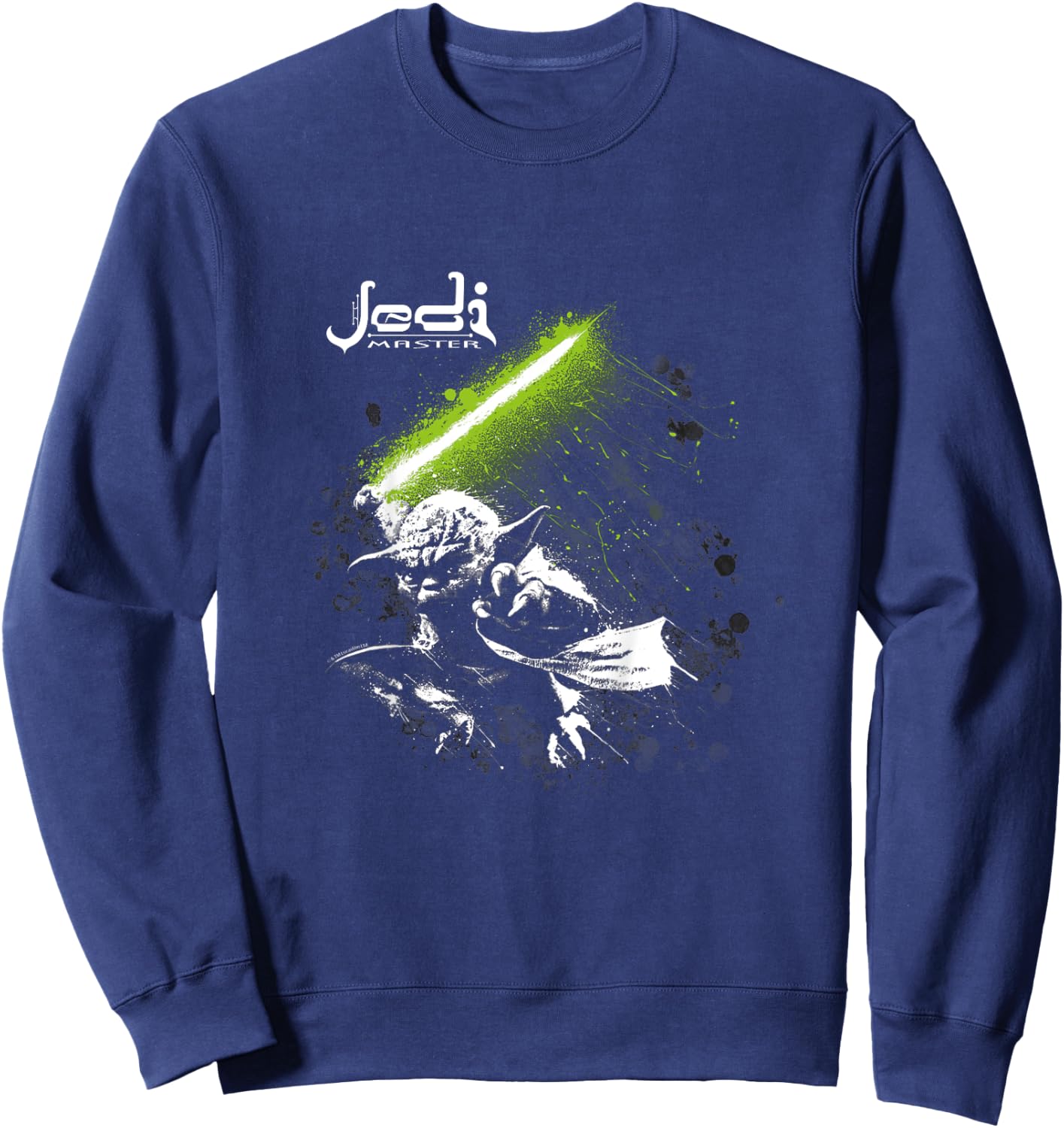Kids Starwars Yoda Jedi Master , Black, 2 Sweatshirt - Sweatshirt | Navy