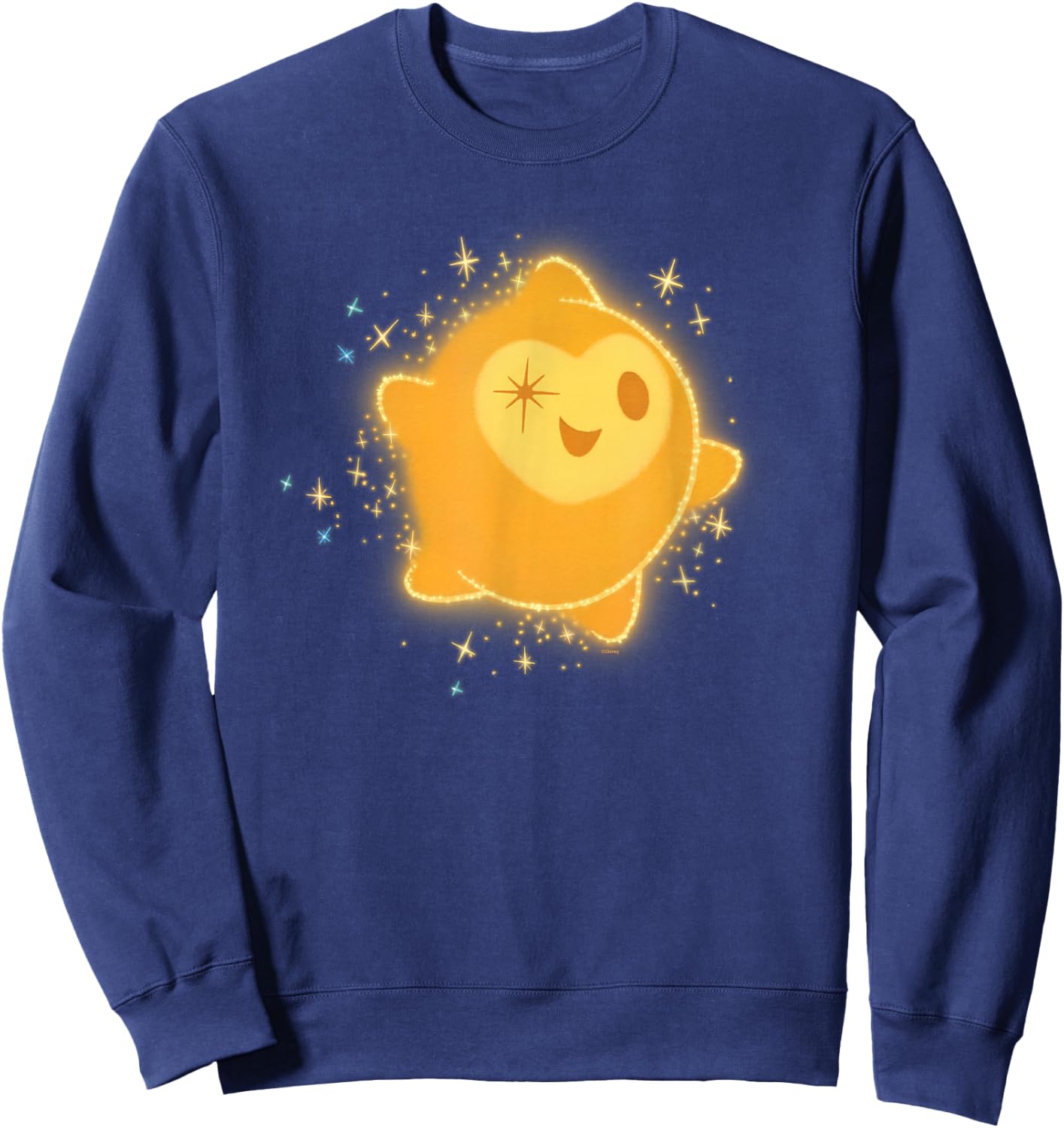 Disney Wish Star Eye Wink Sweatshirt - Sweatshirt | Navy