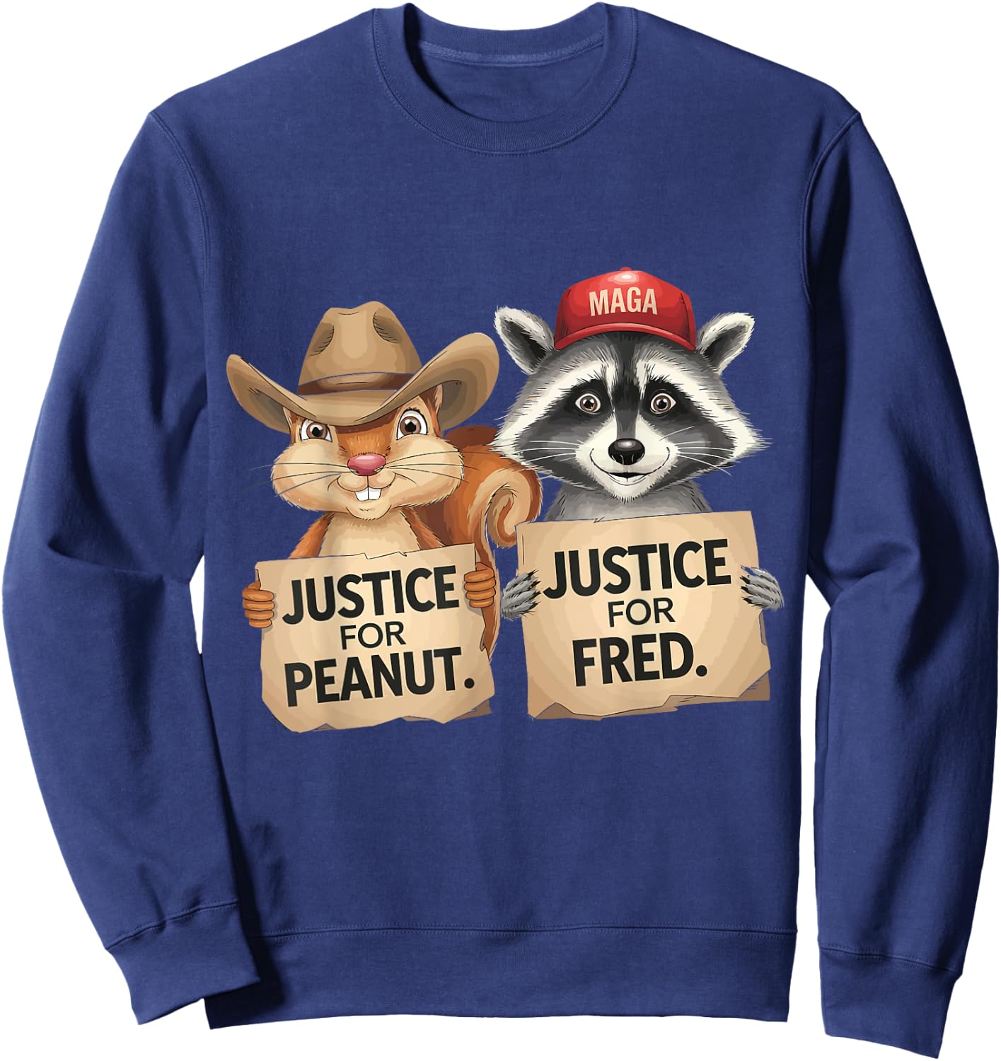 Adult Animal-Themed Black Small Sweatshirt - Sweatshirt | Navy
