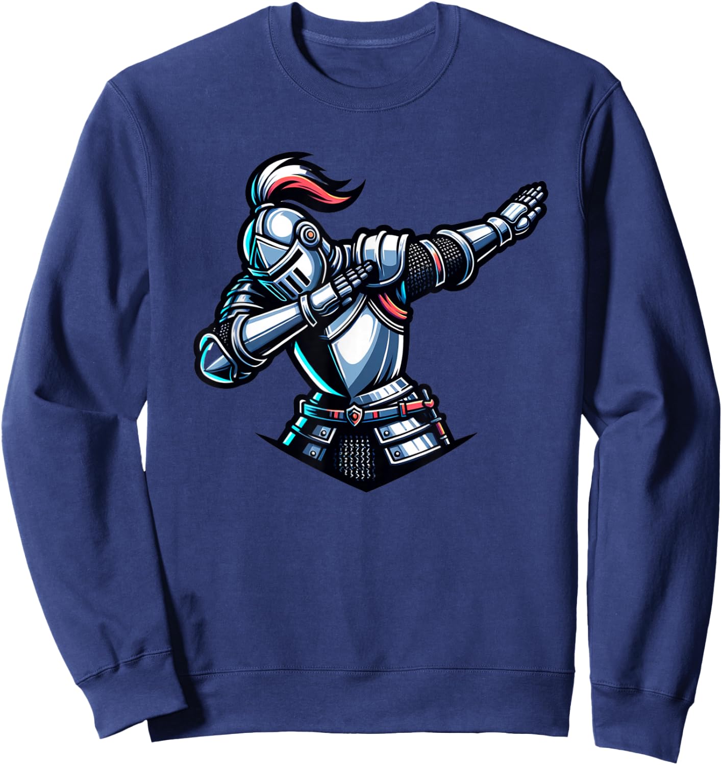 Ren Faire Dabbing Medieval Knight Funny Renaissance Faire Sweatshirt - Sweatshirt | Navy