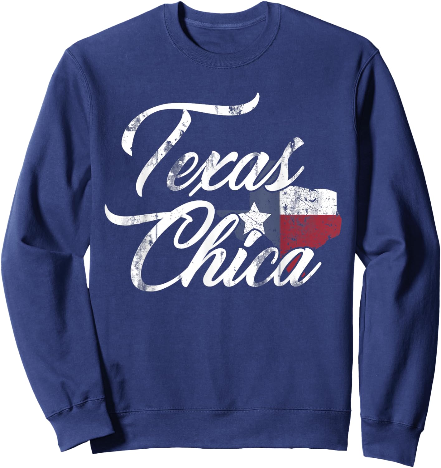 Texas Chica Texas Sweatshirt - Sweatshirt | Navy