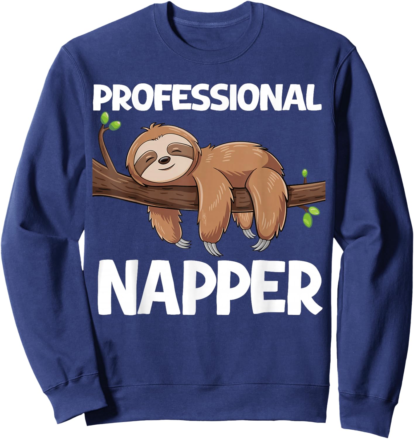 Professional Napper Sloth Sweatshirt - Sweatshirt | Navy