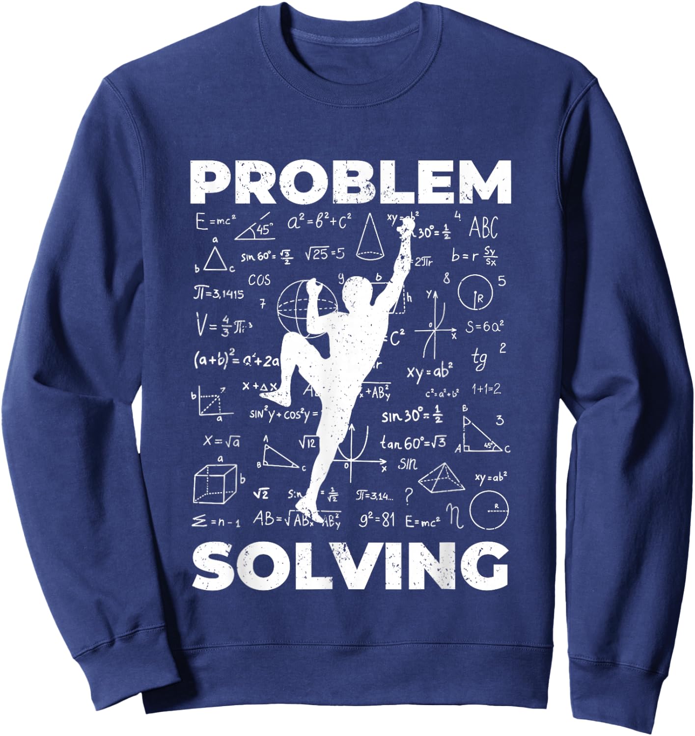 Climbing Gift Climbing Bolder Boulder , Black, S Sweatshirt - Sweatshirt | Navy
