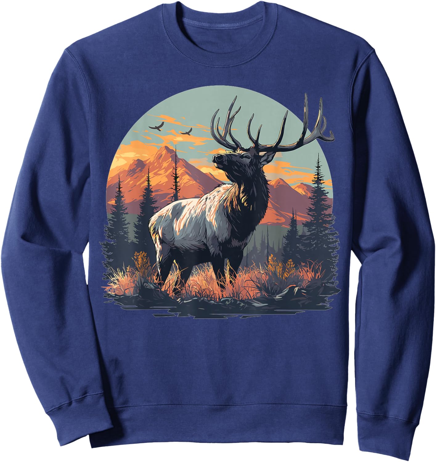 Elks Elk Sweatshirt - Sweatshirt | Navy