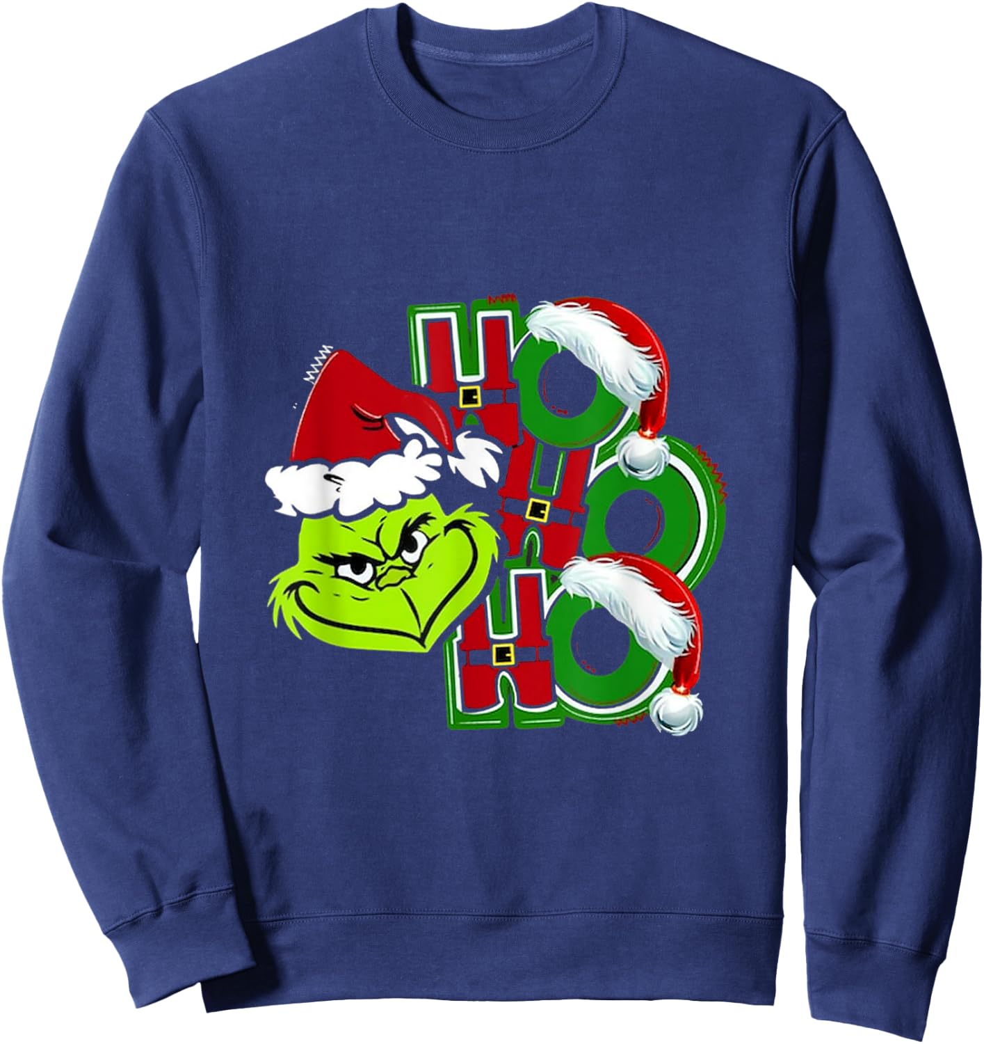 Costume Arts Hohoho 2021 Christmas Funny Cute Sweatshirt - Sweatshirt | Navy