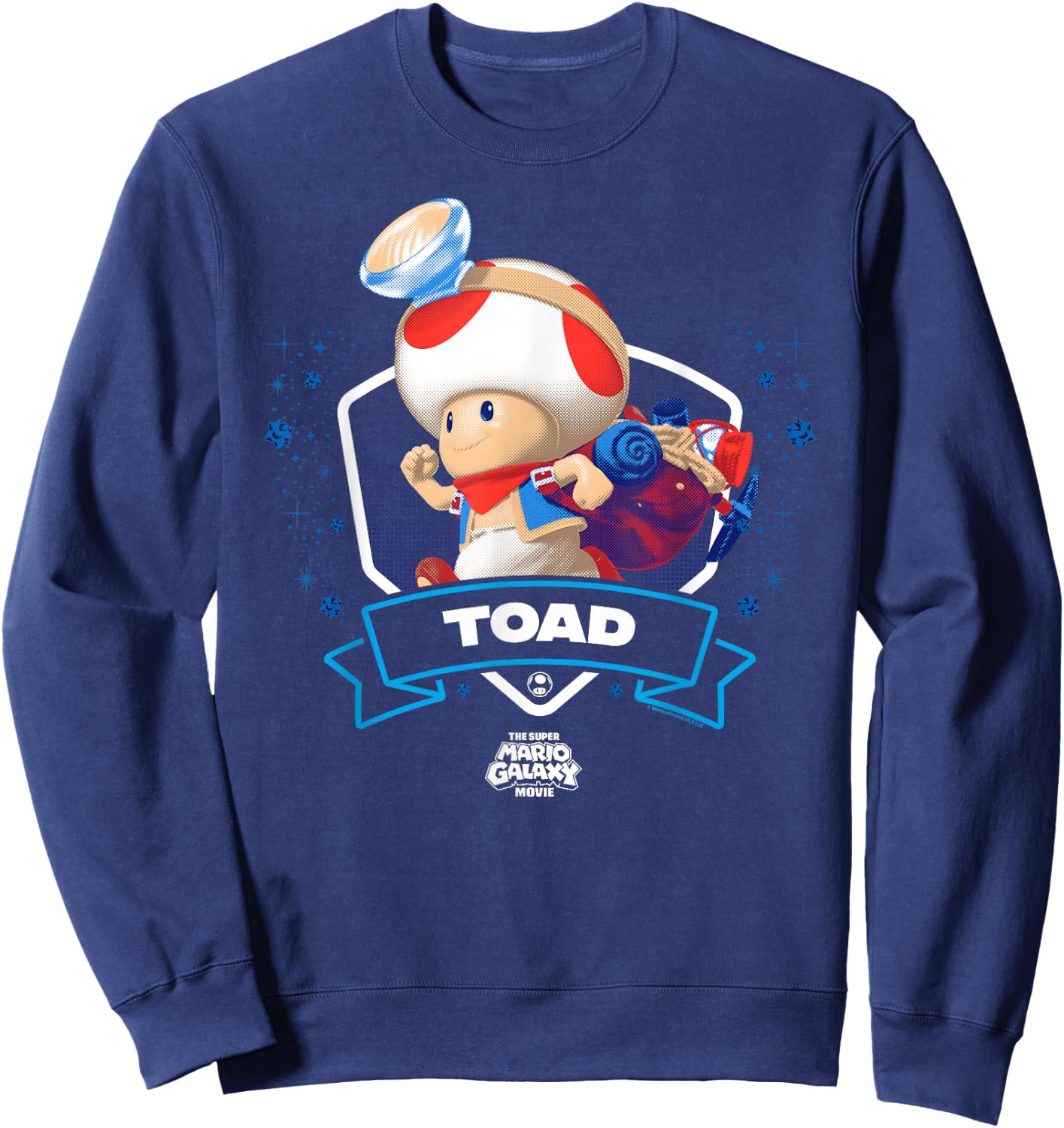 The Super Mario Galaxy Movie Toad Champion Sweatshirt - Sweatshirt | Navy