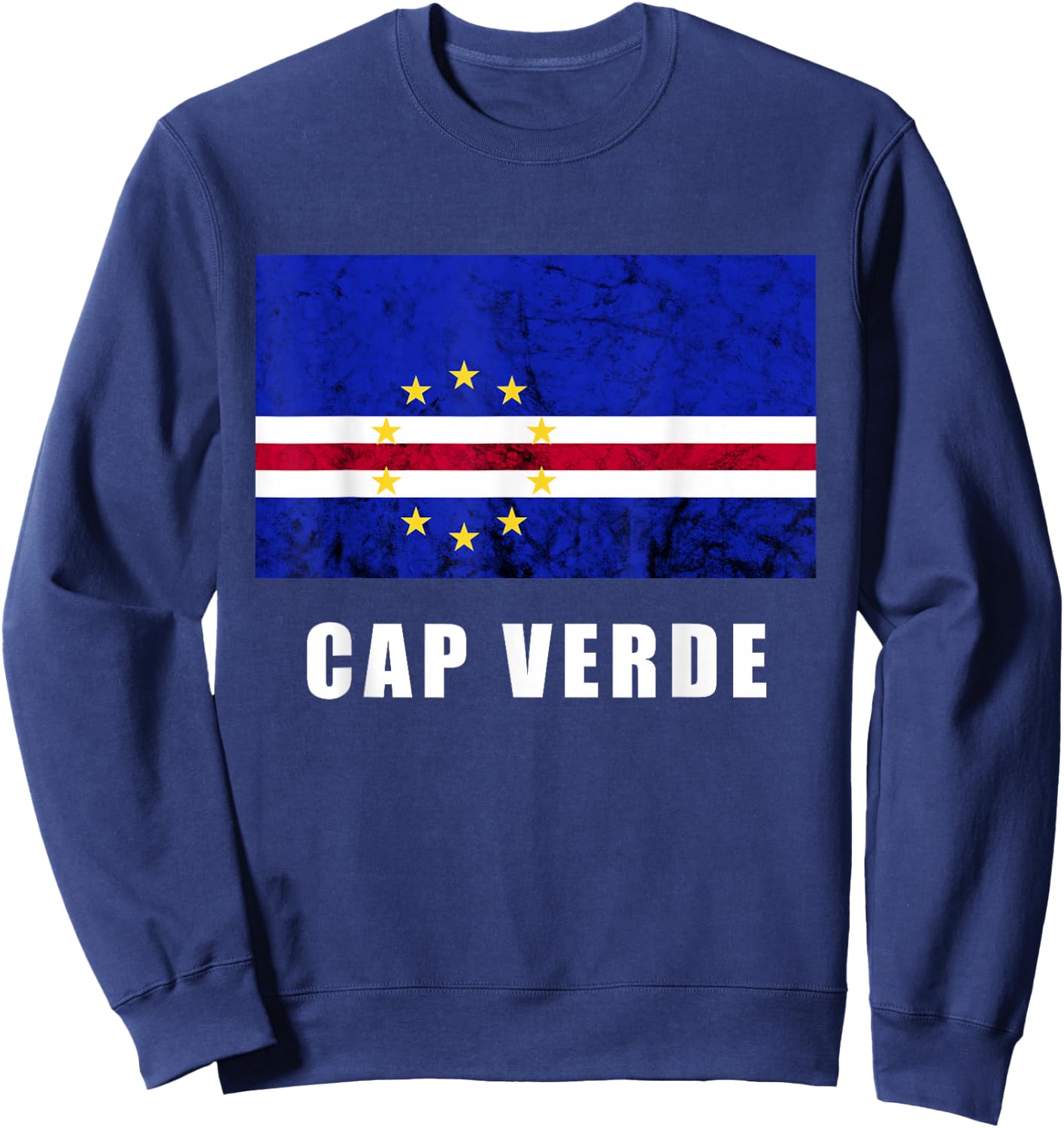 Kap Verde Flagge Cap Verde Stars Kap Verde Island Pride Sweatshirt - Sweatshirt | Navy