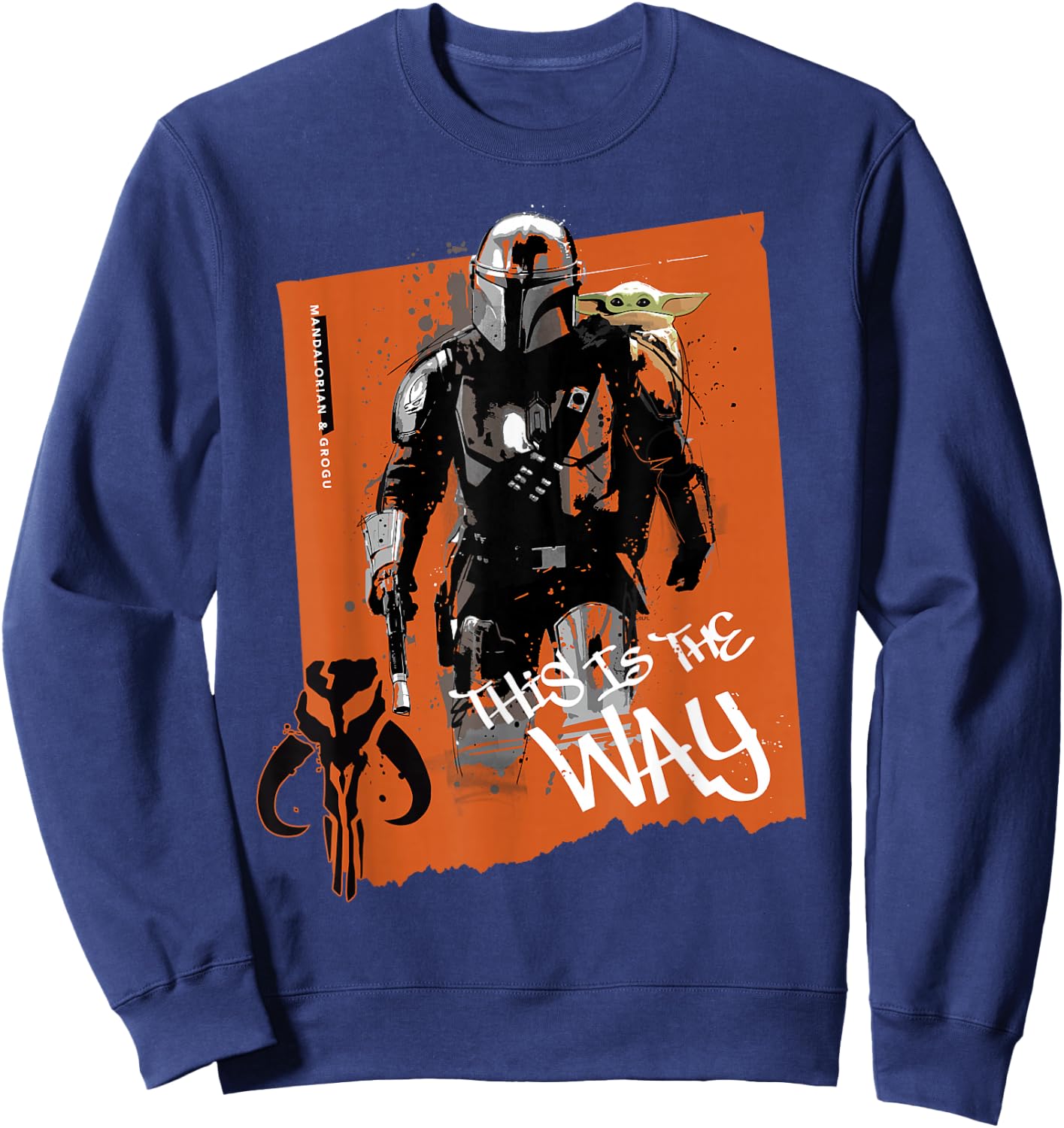 Star Wars: The Mandalorian and Grogu Movie This is the Way Sweatshirt - Sweatshirt | Navy