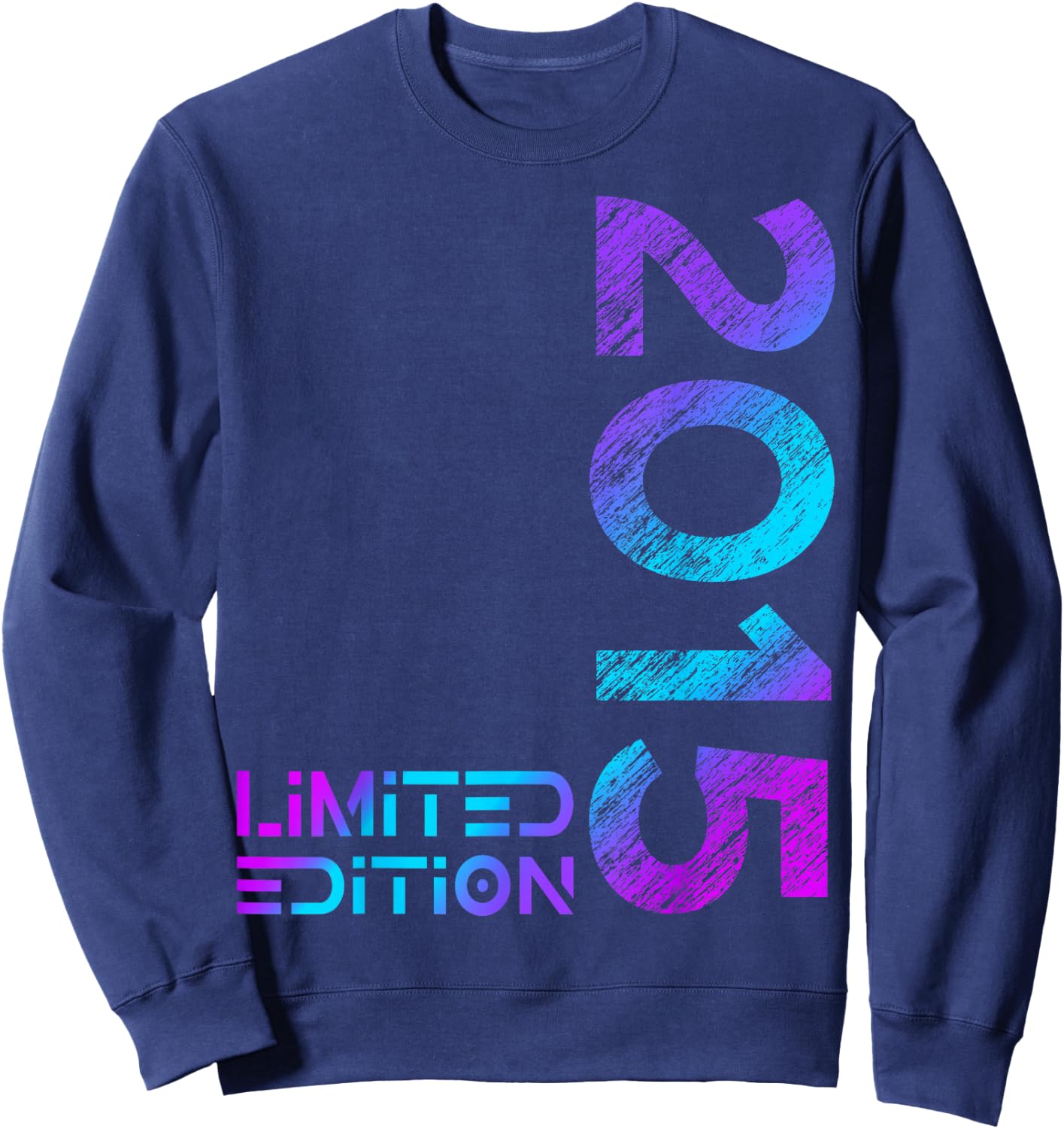 Kids 9th Birthday Limited Edition Vintage 2015 Boy Girl , black Sweatshirt - Sweatshirt | Navy