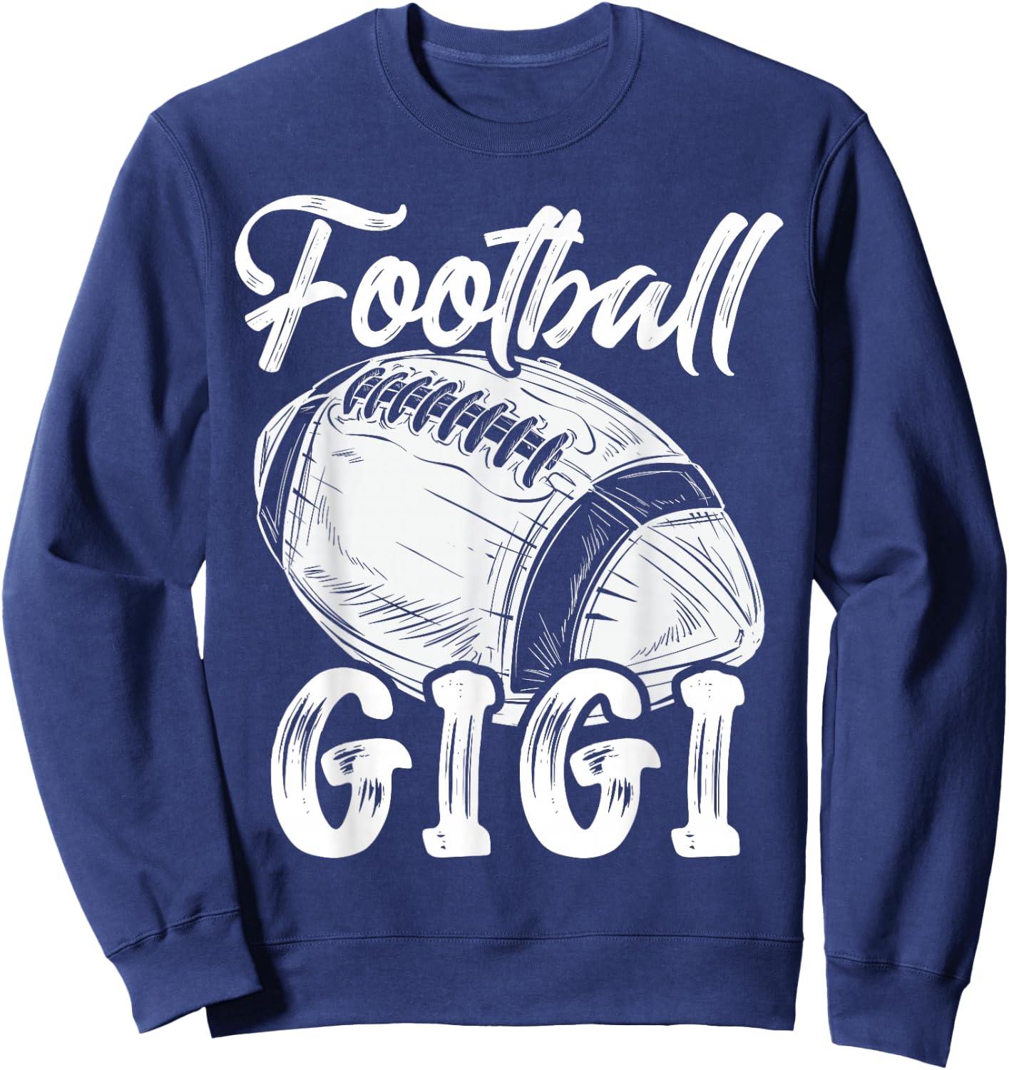 Football Gigi Family Matching Players Mothers Day Sweatshirt - Sweatshirt | Navy