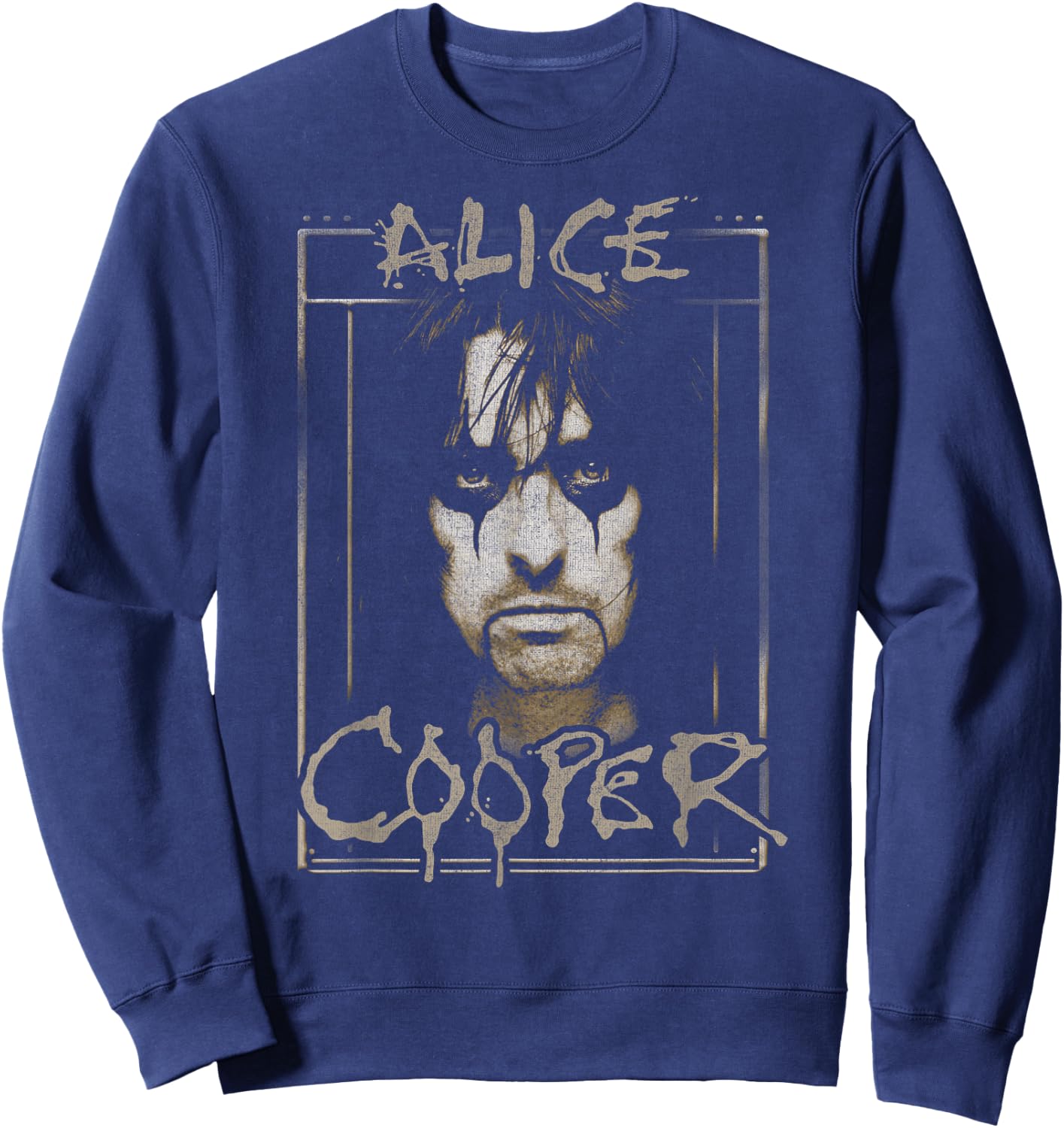 Alice Cooper – Sepia Portrait Sweatshirt - Sweatshirt | Navy