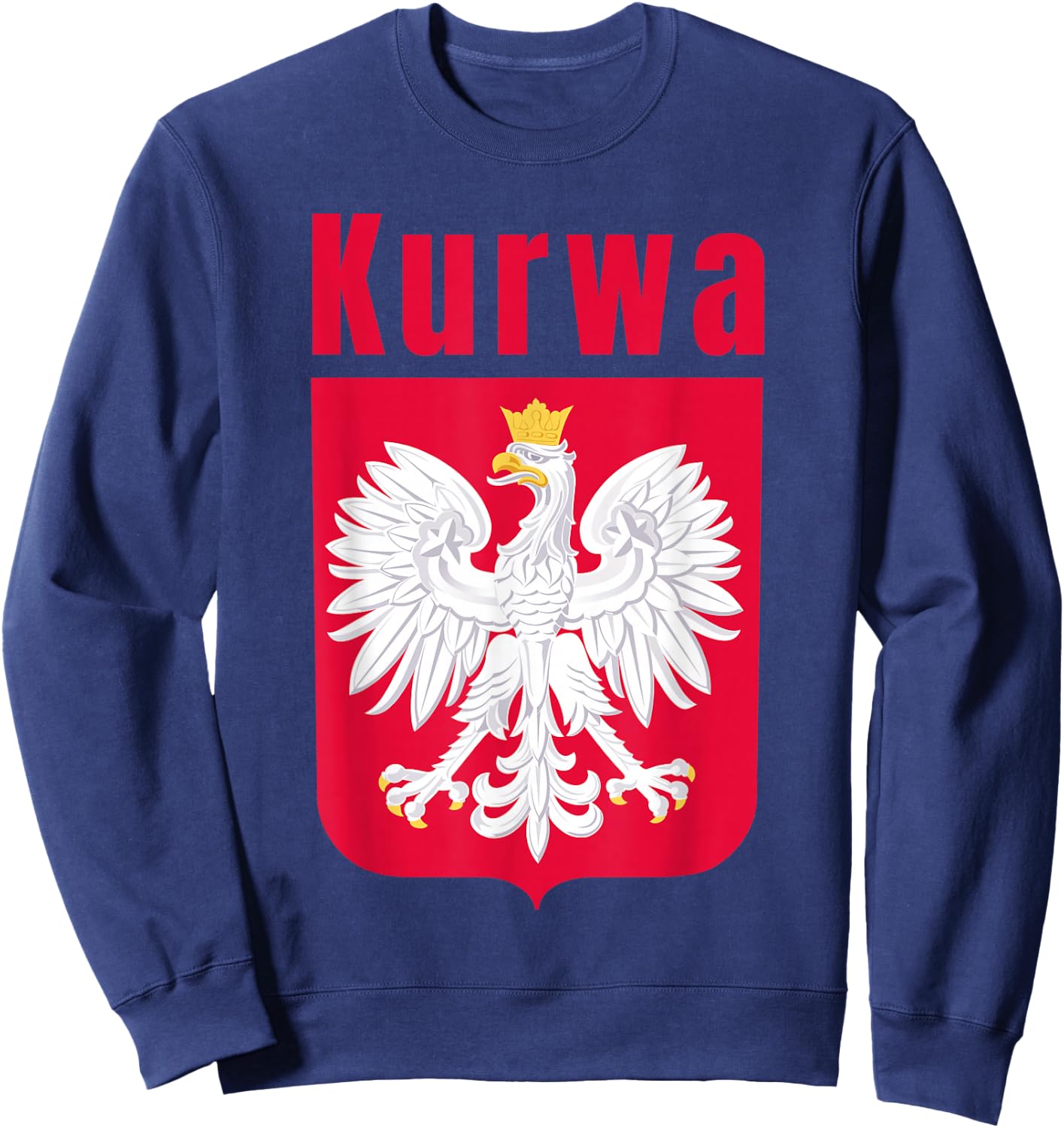 Poland For Gift Poland Poland Warsaw Flag , Black, S Sweatshirt - Sweatshirt | Navy