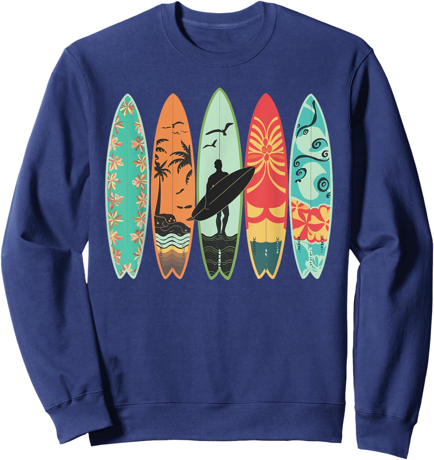 Surfer Surf Hawaii Board for Boys Men's Sweatshirt - Sweatshirt | Navy