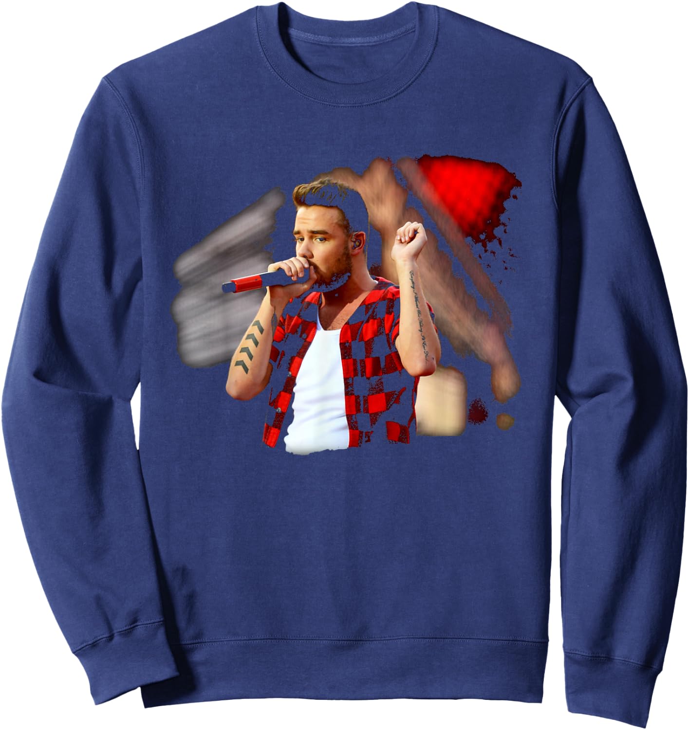 Liam Payne of One Direction Murrayfield Stadium 2014 , Black, S Sweatshirt - Sweatshirt | Navy