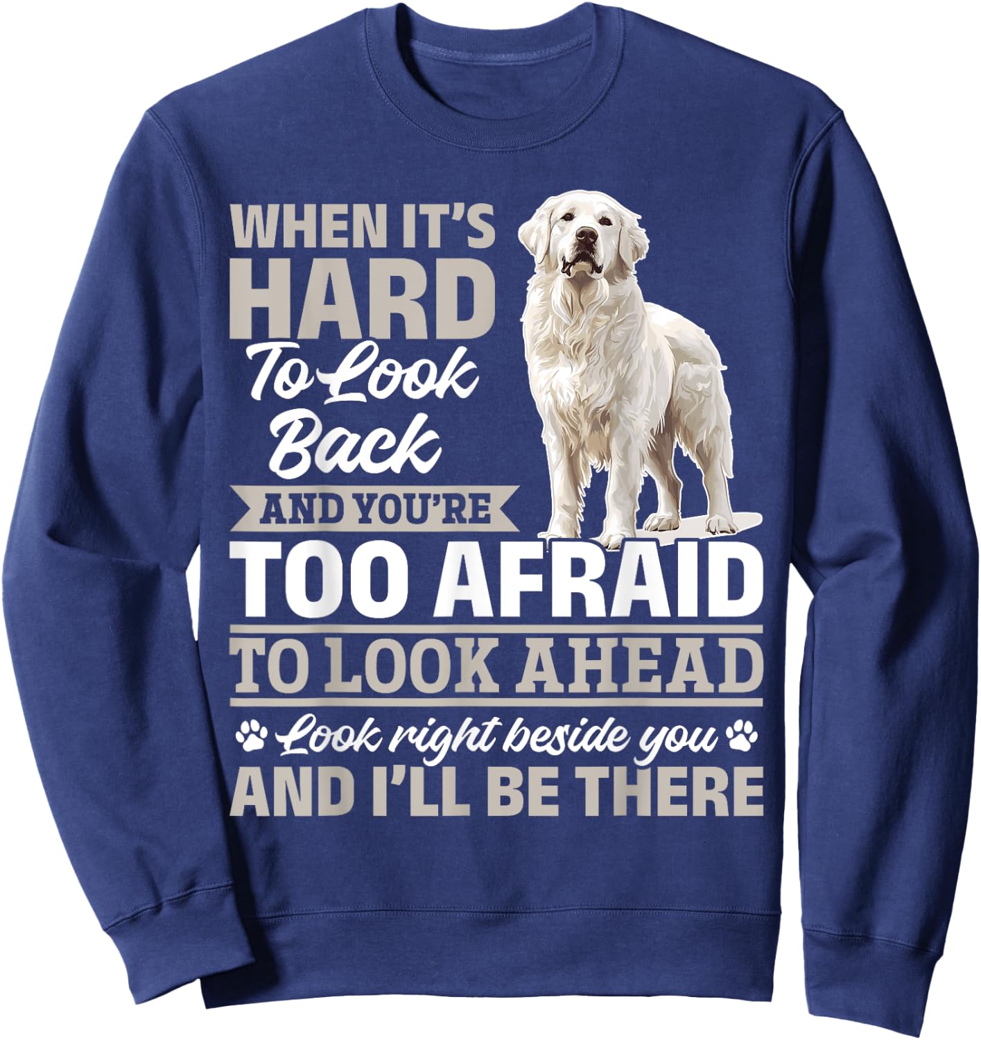 Great Pyrenees Dog Owner Sweatshirt - Sweatshirt | Navy
