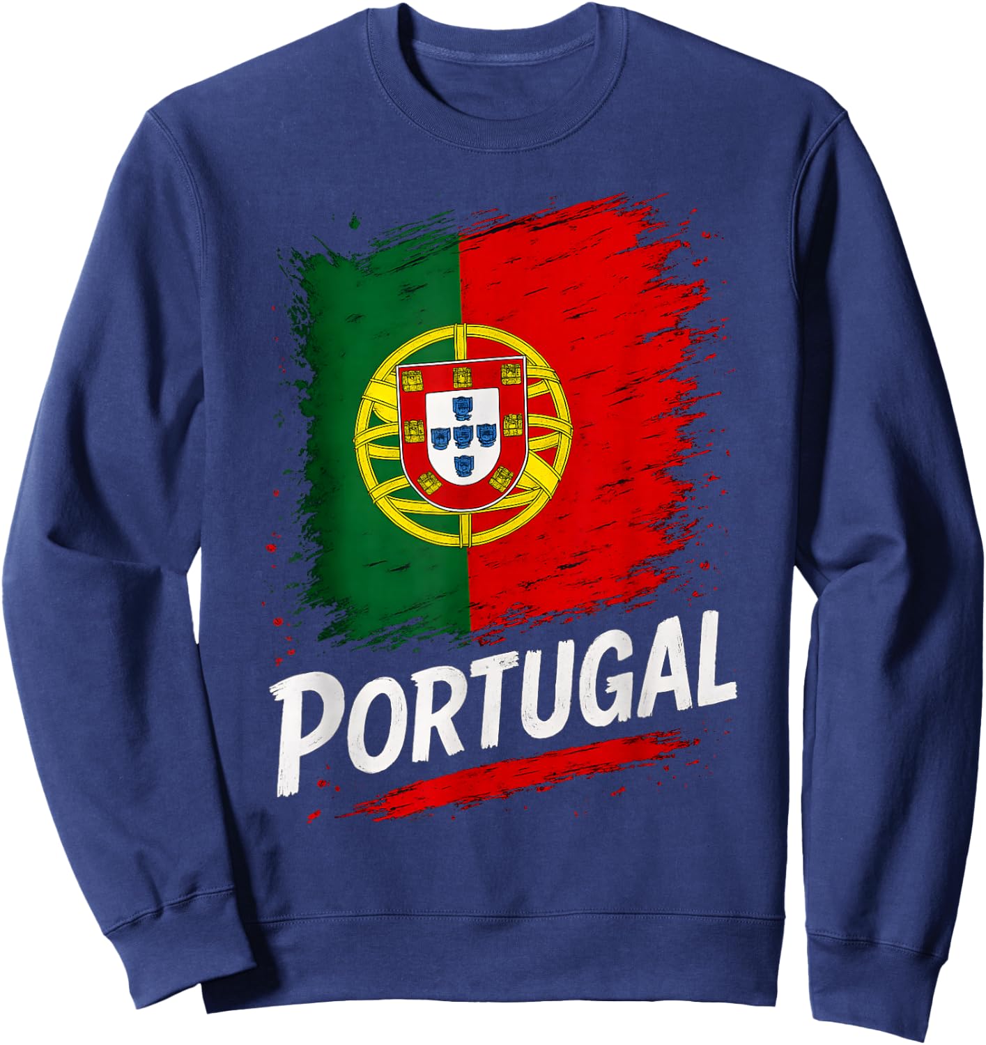 Portugal Portuguese Flag Sweatshirt - Sweatshirt | Navy