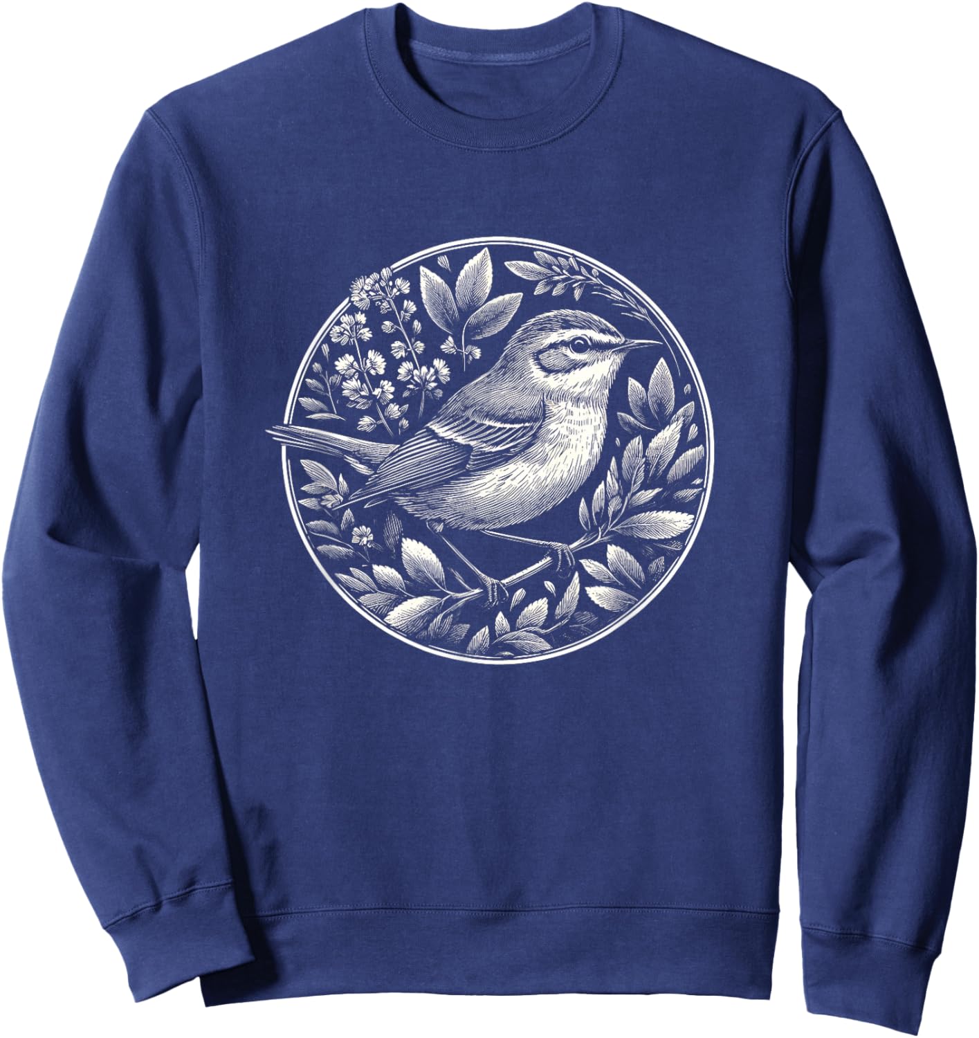 Mosquito Bird Graphic Design Sweatshirt - Sweatshirt | Navy
