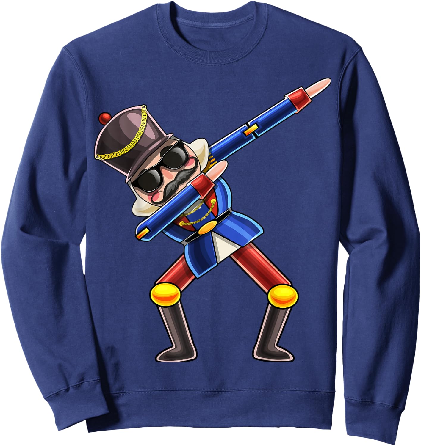 Dabbing Nutcracker Christmas Costume Nutcracker GIft Kids Sweatshirt - Sweatshirt | Navy