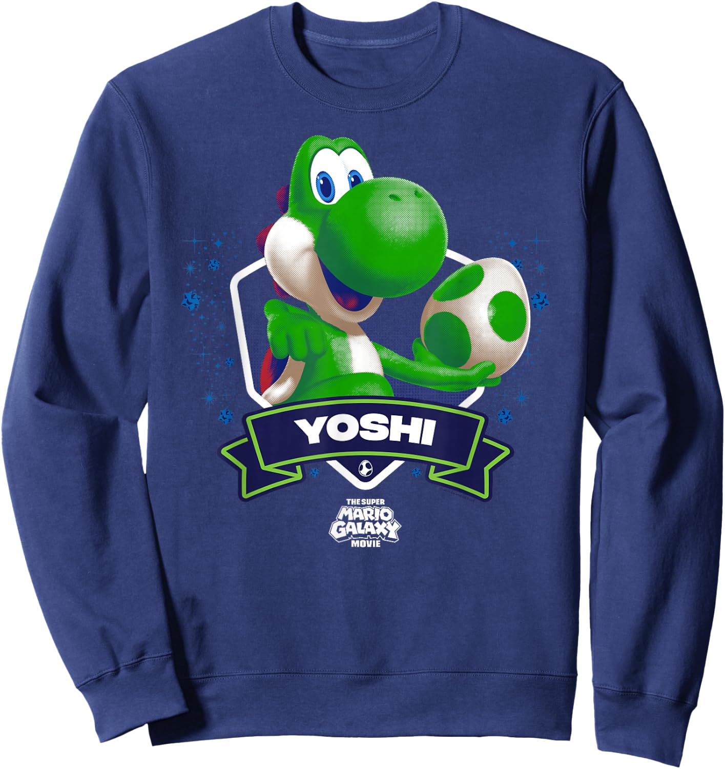 The Super Mario Galaxy Movie Yoshi Champion Sweatshirt - Sweatshirt | Navy