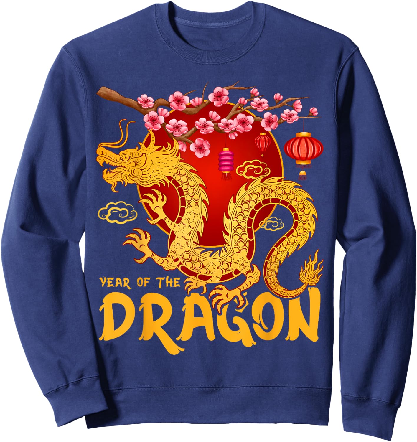 Chinese New Year 2024 Year Of The Dragon 2024 Shirt Sweatshirt - Sweatshirt | Navy