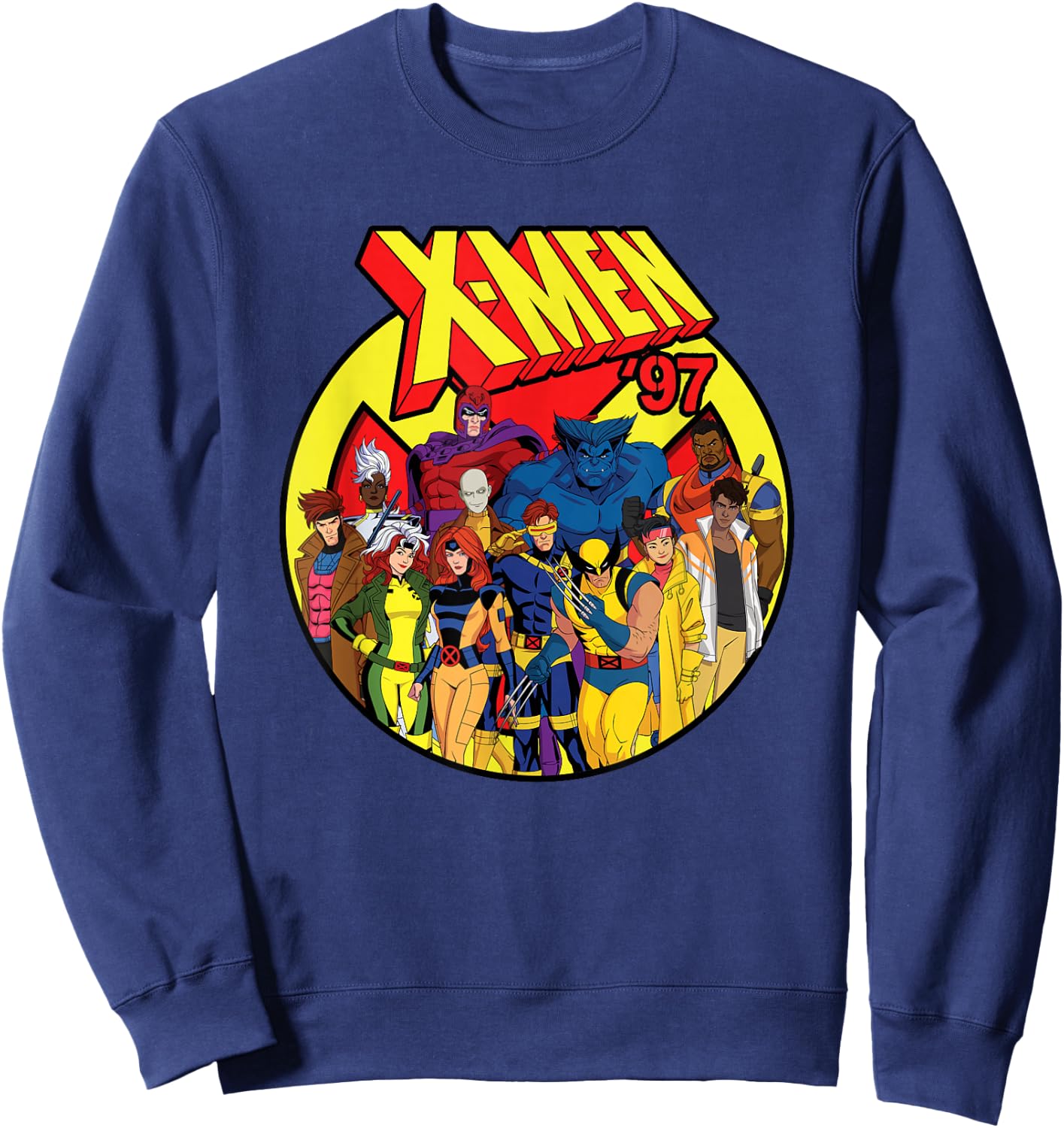 Marvel Studios X-Men '97 Animated Series Team and Title Logo , black Sweatshirt - Sweatshirt | Navy