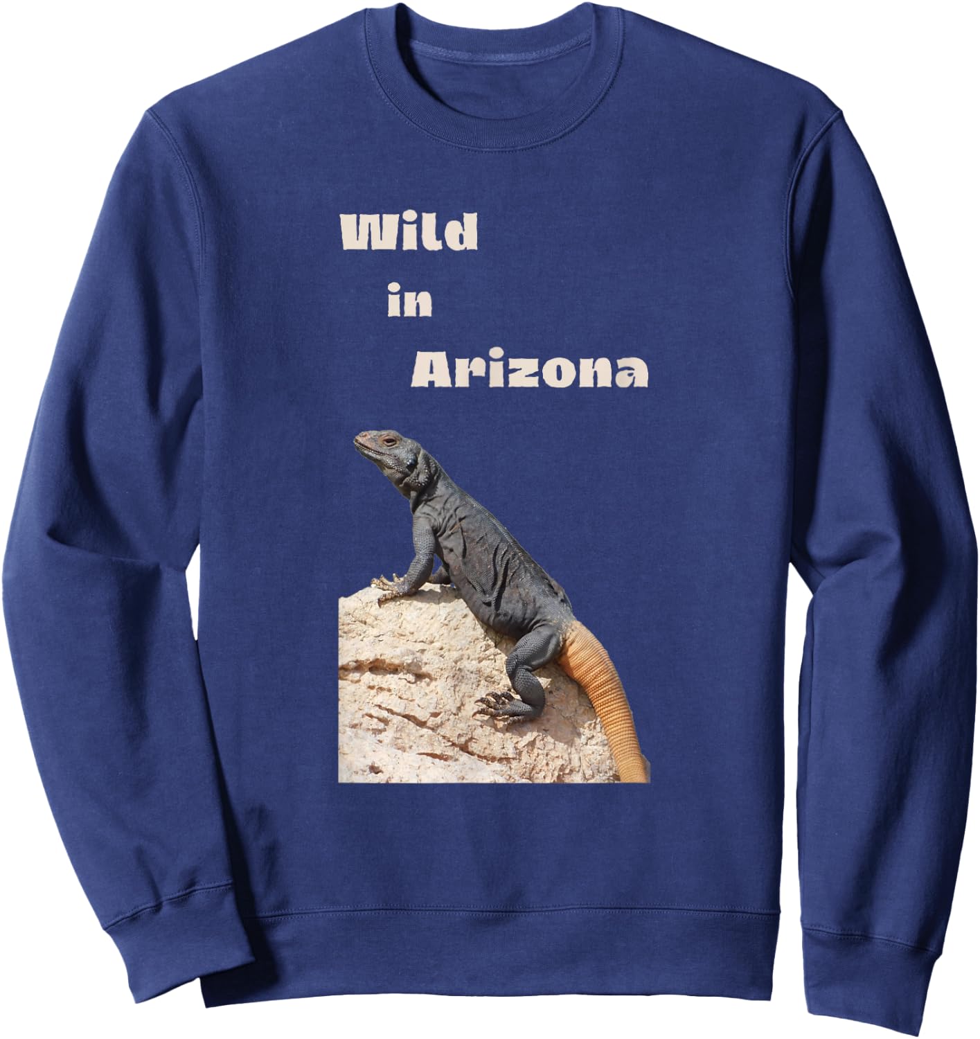 Wild in Arizona Chuckwalla Sweatshirt - Sweatshirt | Navy