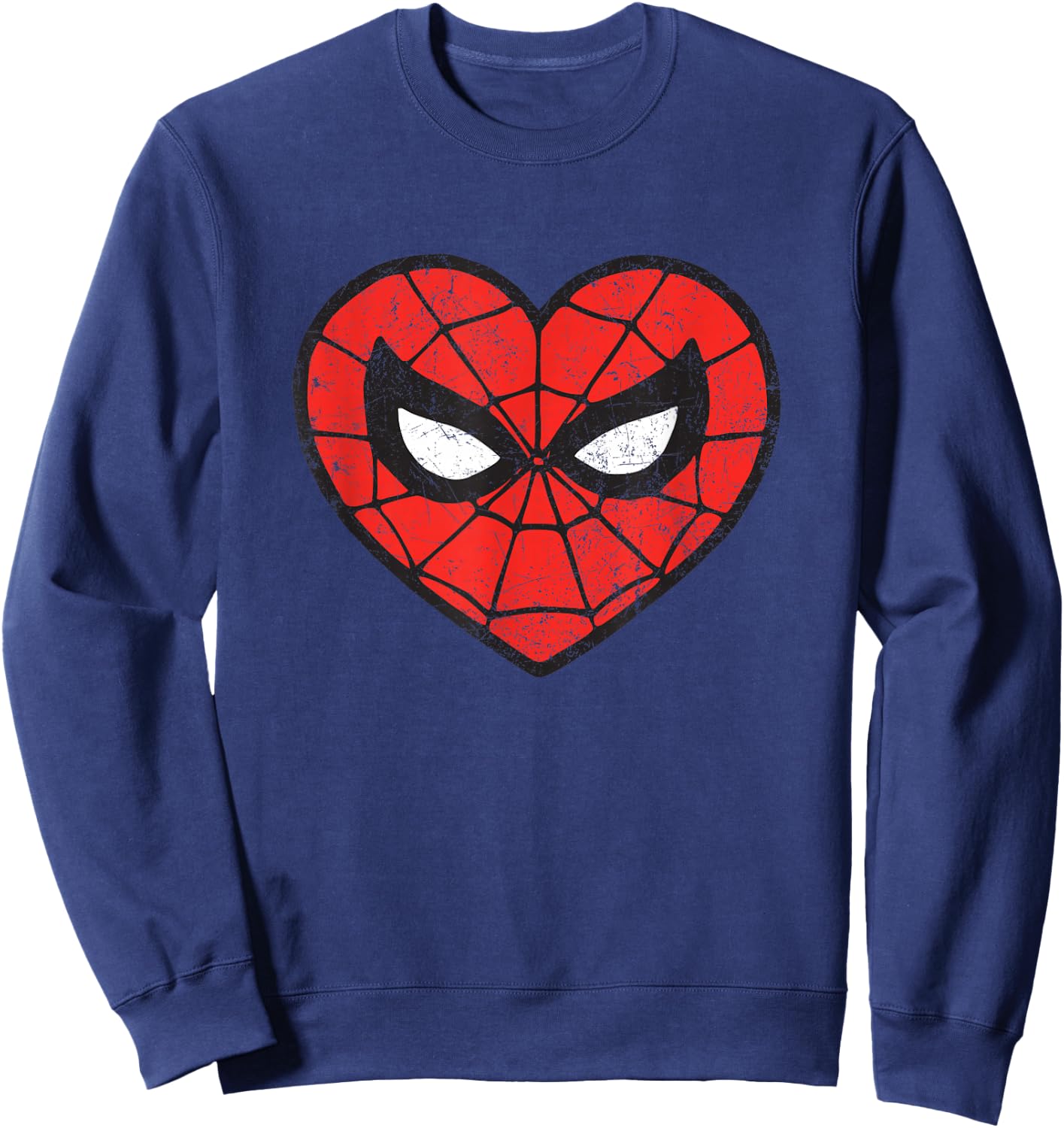 Marvel Spider-Man Heart Sweatshirt - Sweatshirt | Navy