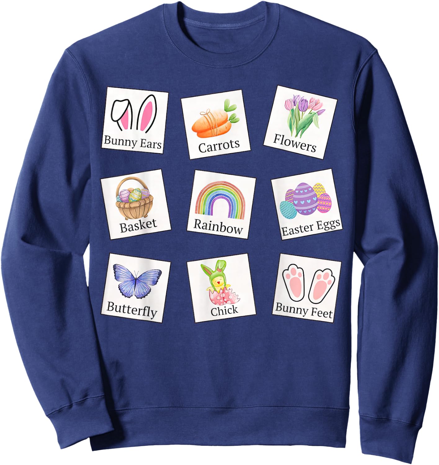 Sped Teacher Easter Card Special Education Sweatshirt - Sweatshirt | Navy