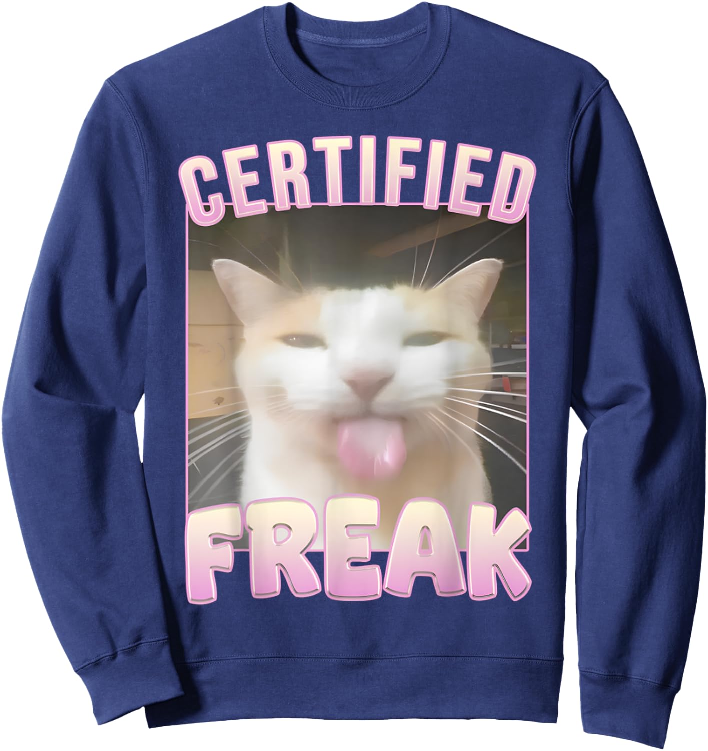 Freak Cat Certified Sweatshirt - Sweatshirt | Navy