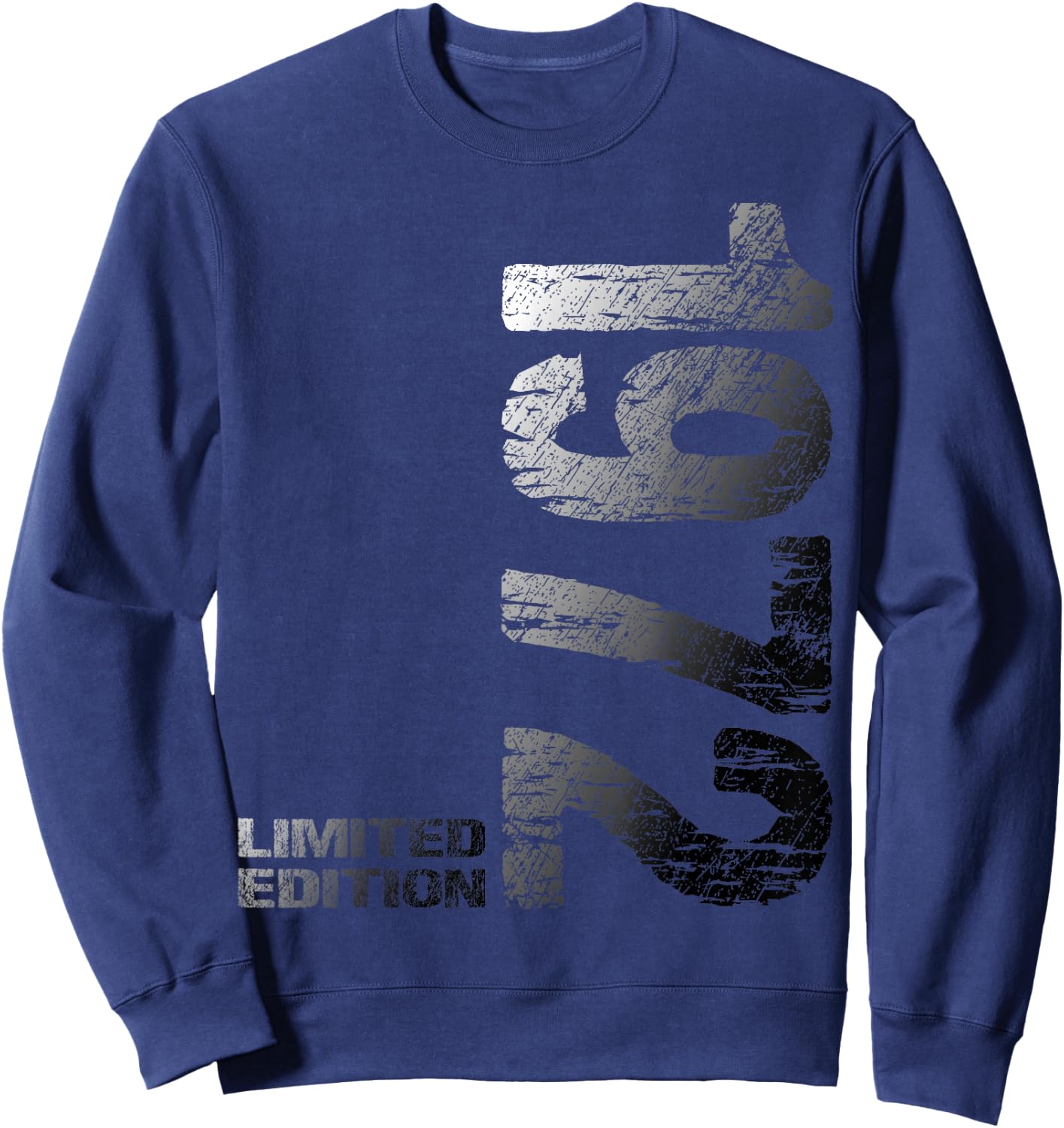 51st Birthday 1972 Limited Edition Man Woman , blue Sweatshirt - Sweatshirt | Navy