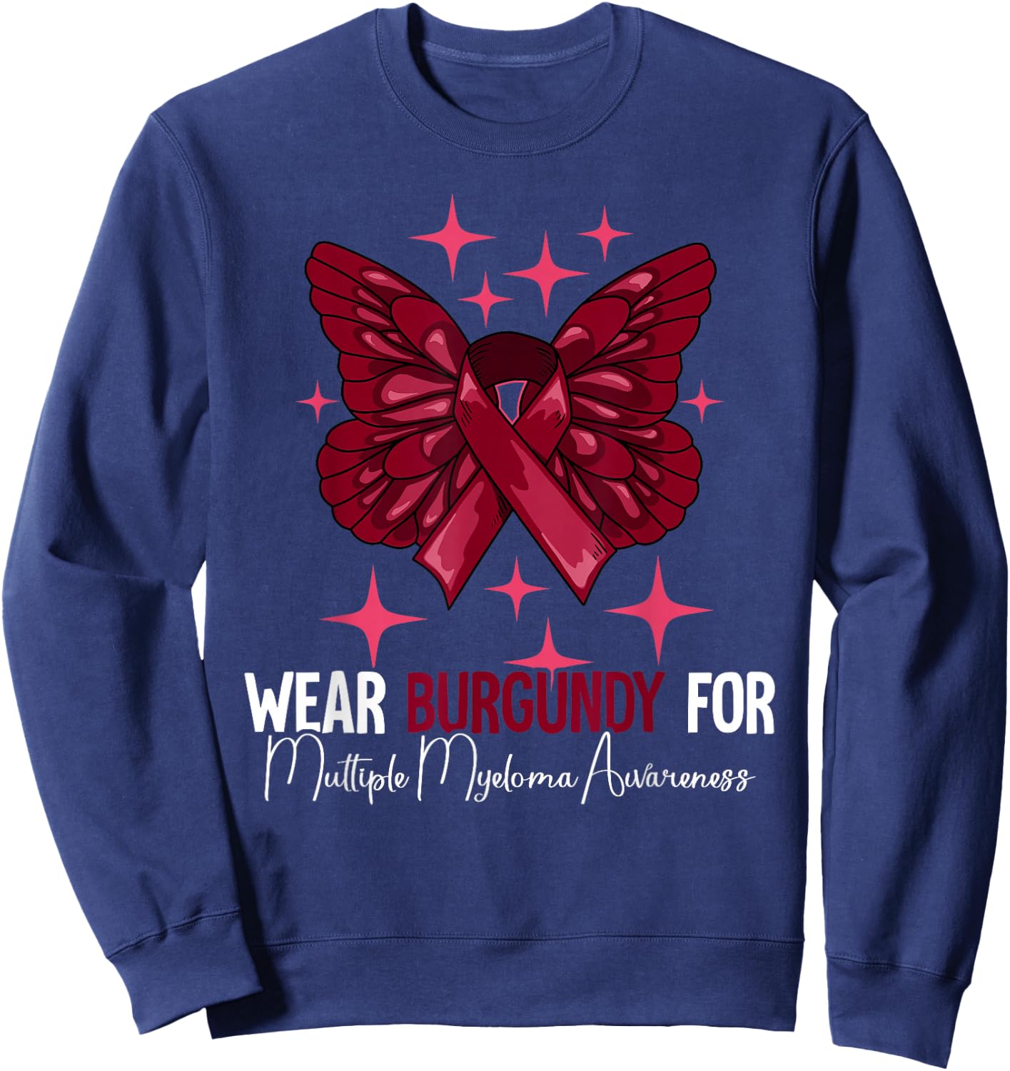 Multiple Myeloma Awareness Sweatshirt - Sweatshirt | Navy