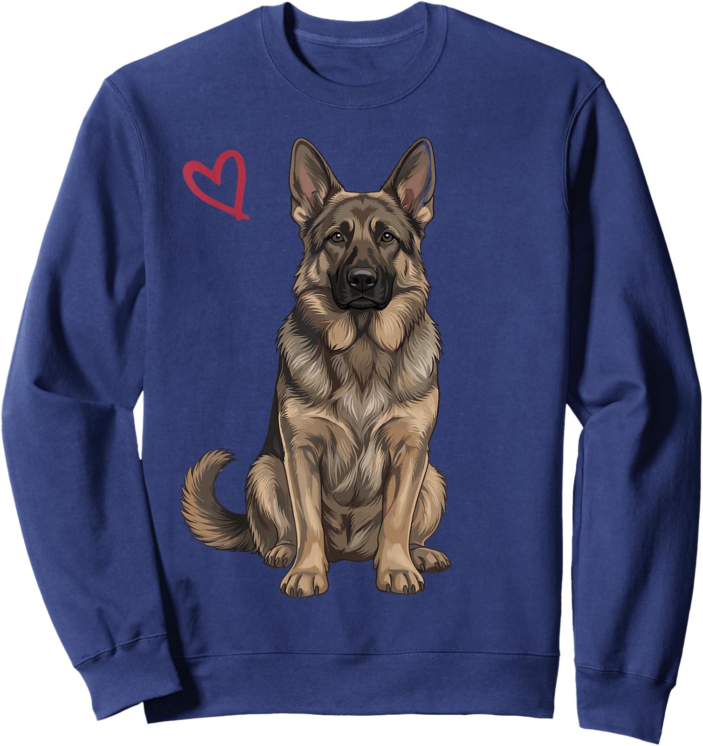 Sable German Shepherd Sweatshirt - Sweatshirt | Navy