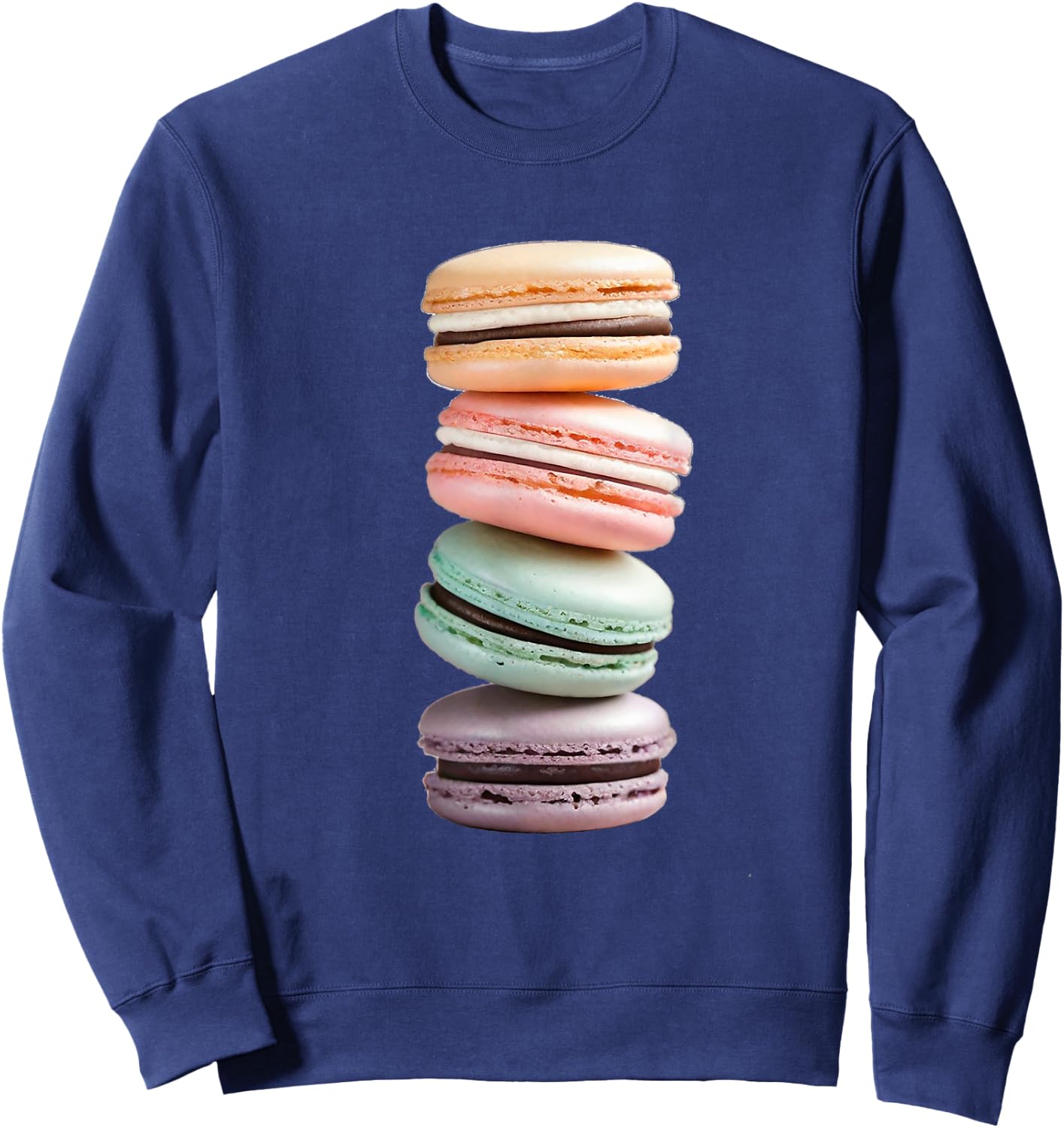 I Love Macarons Macaroon Just A Girl Who Loves Macarons Sweatshirt - Sweatshirt | Navy