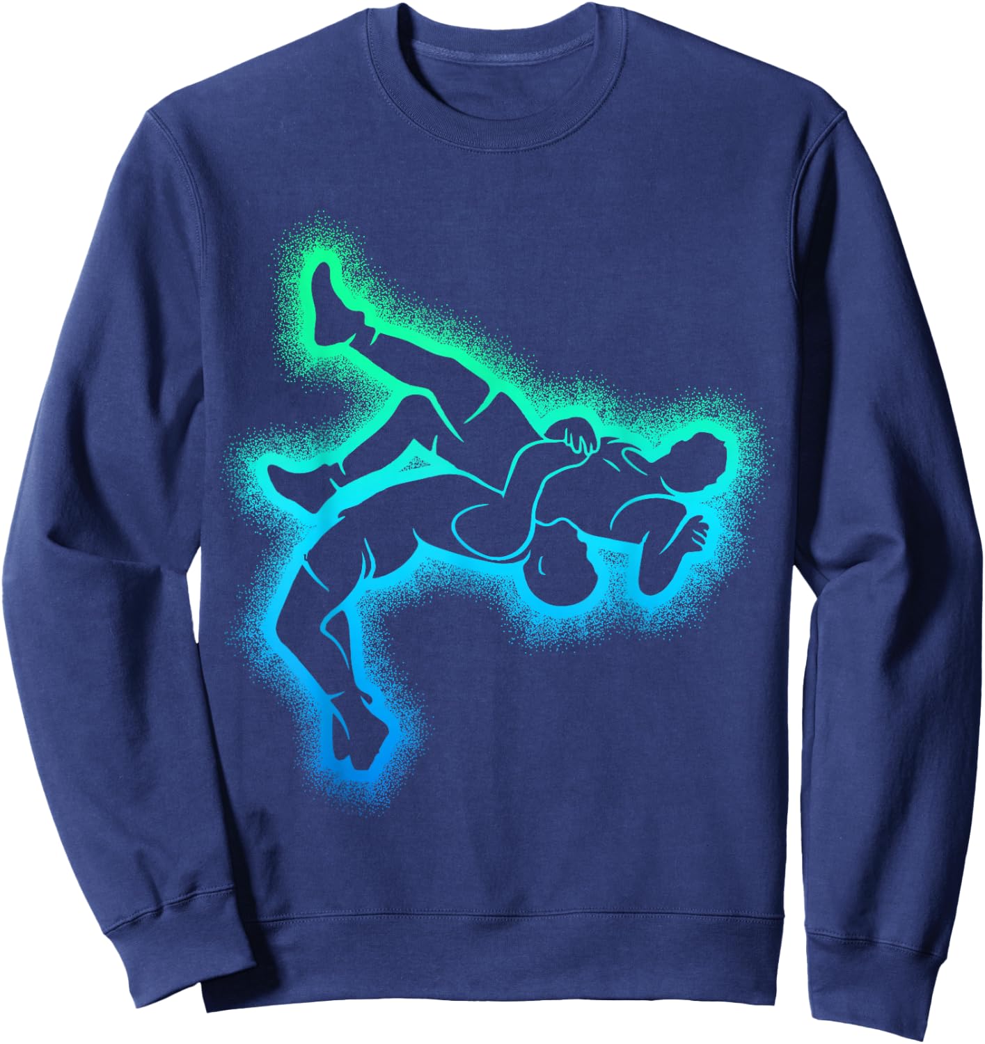 Wrestling Wrestler Men's Children's , black Sweatshirt - Sweatshirt | Navy