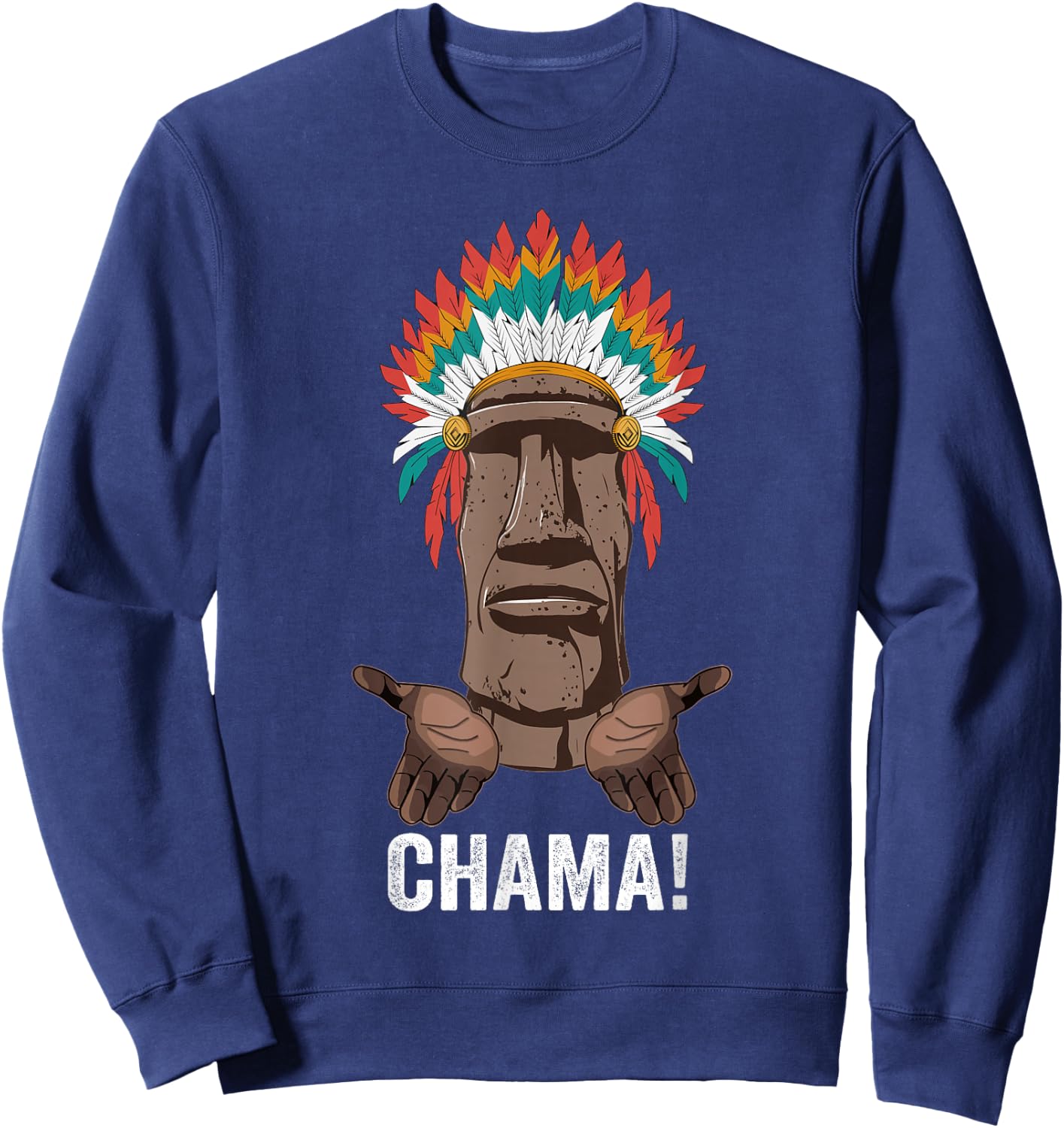 Chama Paotan MMA Fan JJB Boxing Muay Thai Kickboxing , Black, S Sweatshirt - Sweatshirt | Navy