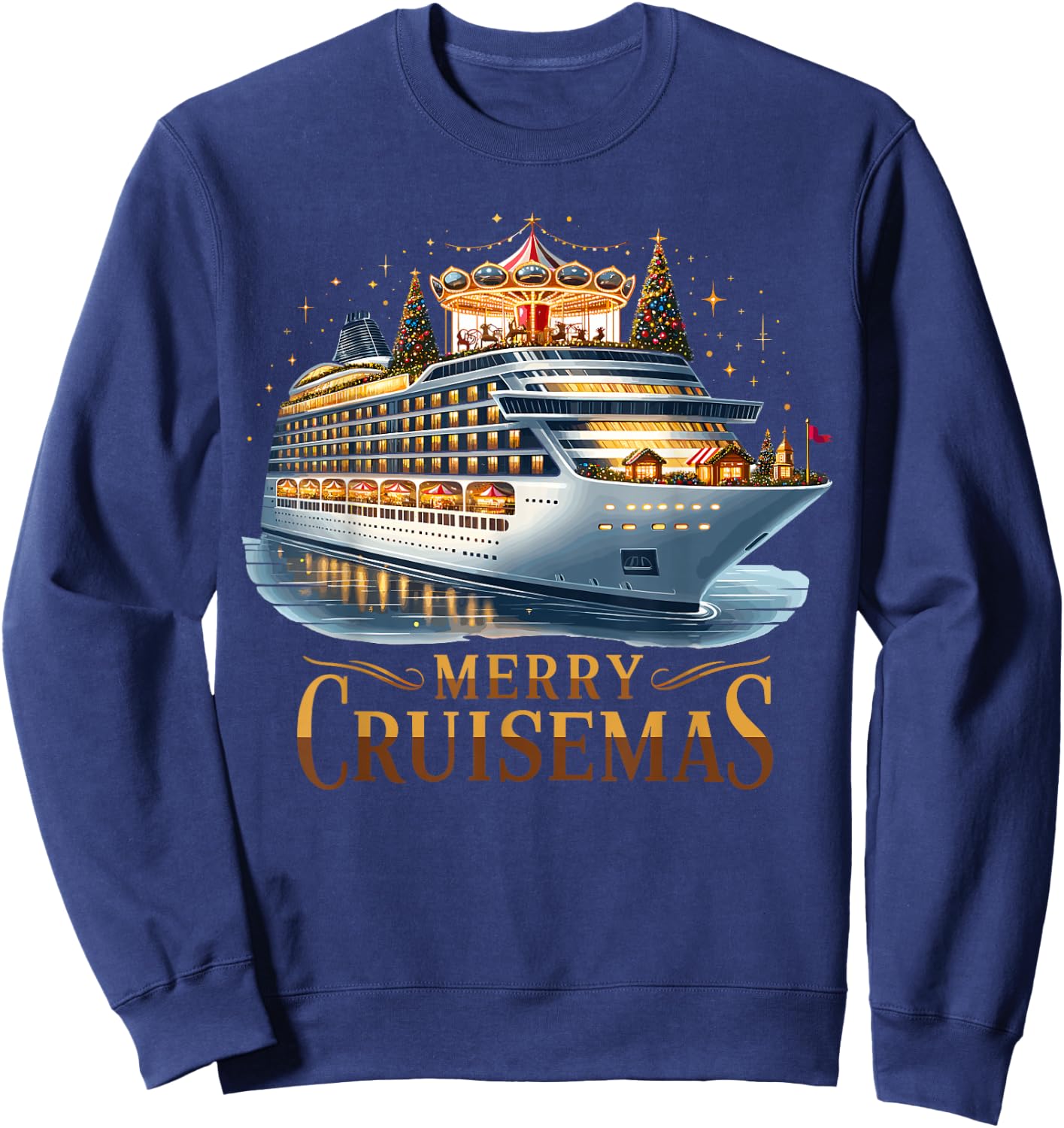 Merry Cruisemas - Cruise Mas Sweatshirt - Sweatshirt | Navy