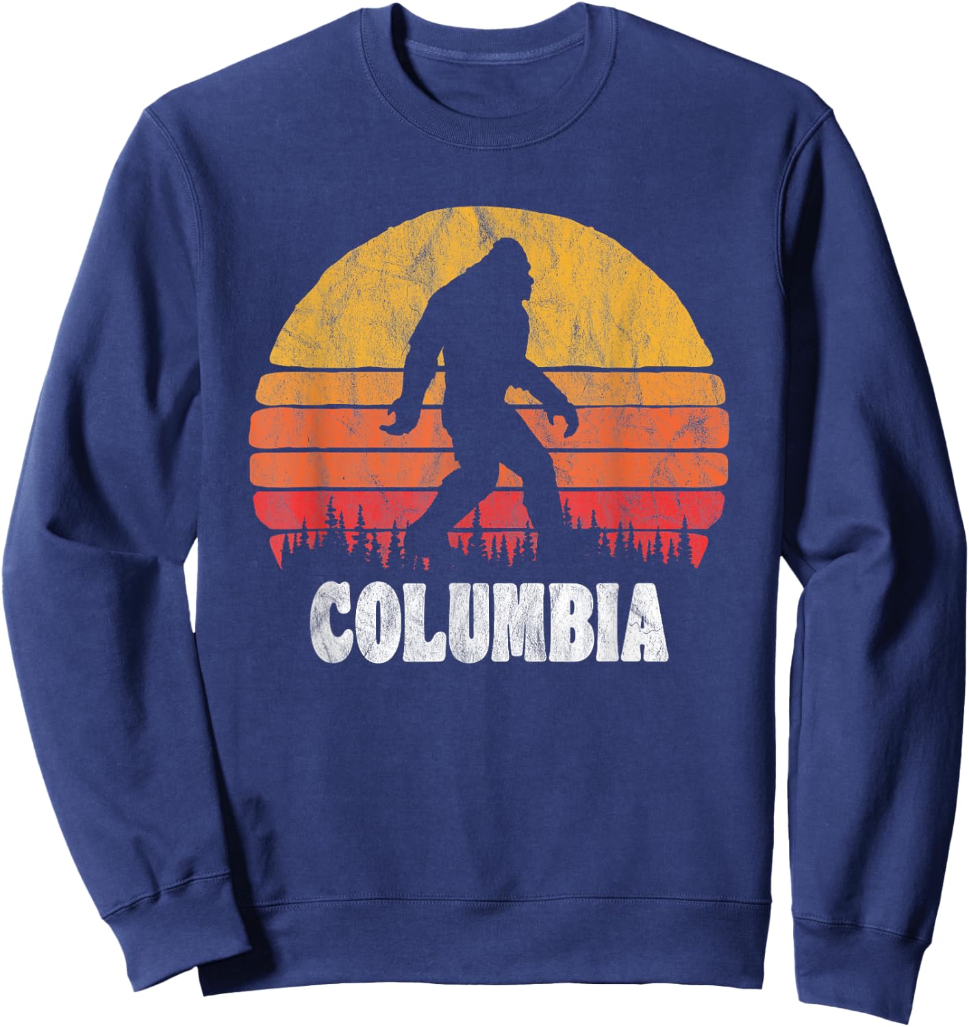Columbia Vintage Eighties Bigoot Retro Sunset Sweatshirt - Sweatshirt | Navy